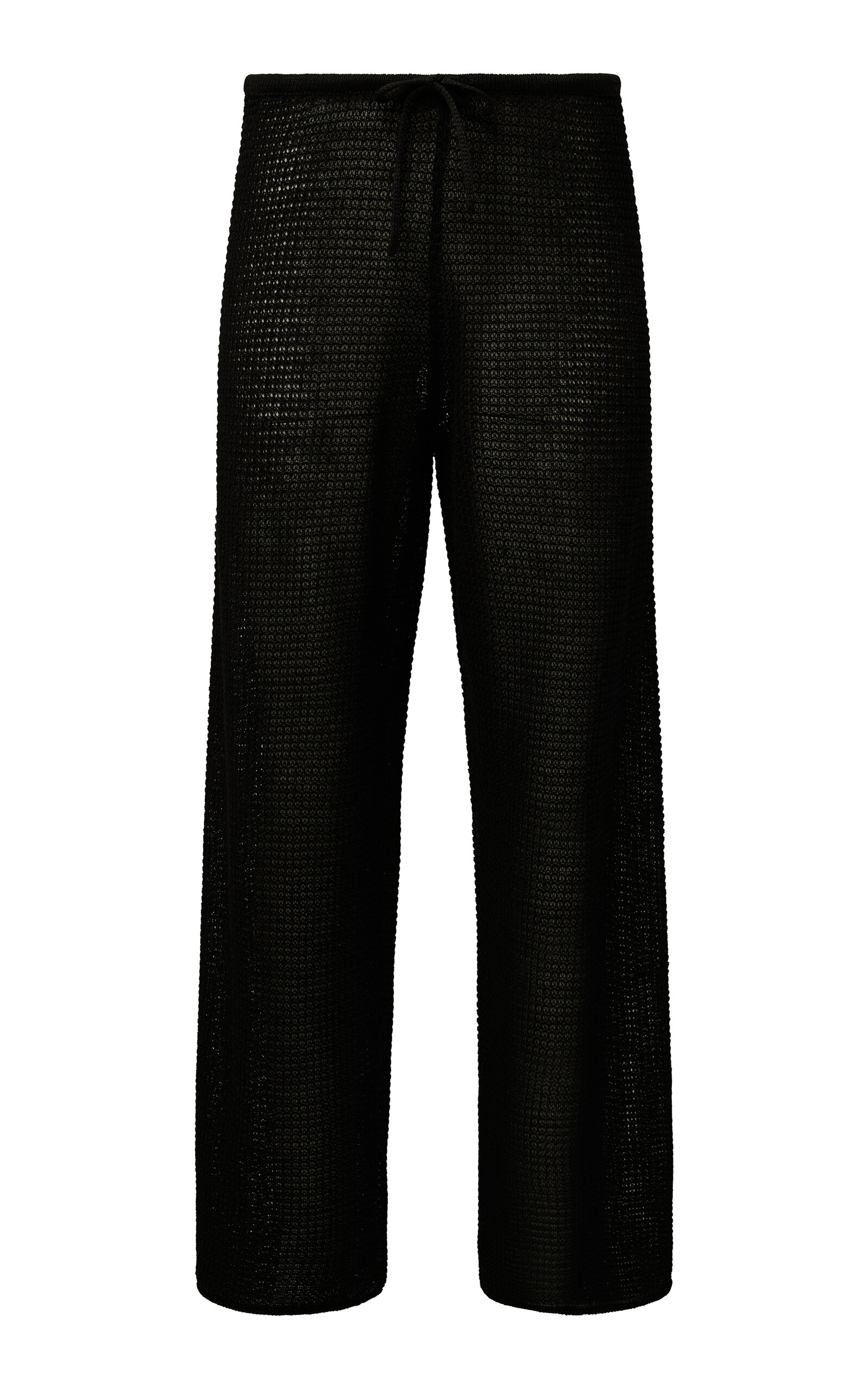 Onia Linen-blend Pants In Black