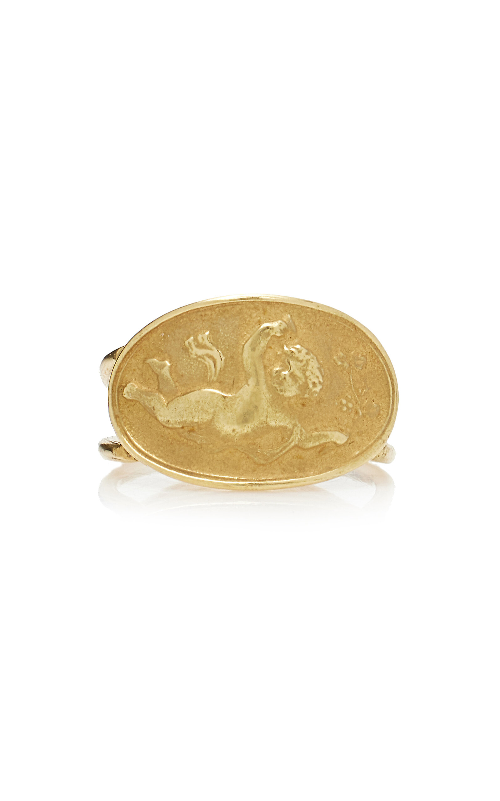Renato Cipullo Ninfa Dei Fiori 18k Yellow Gold Ring