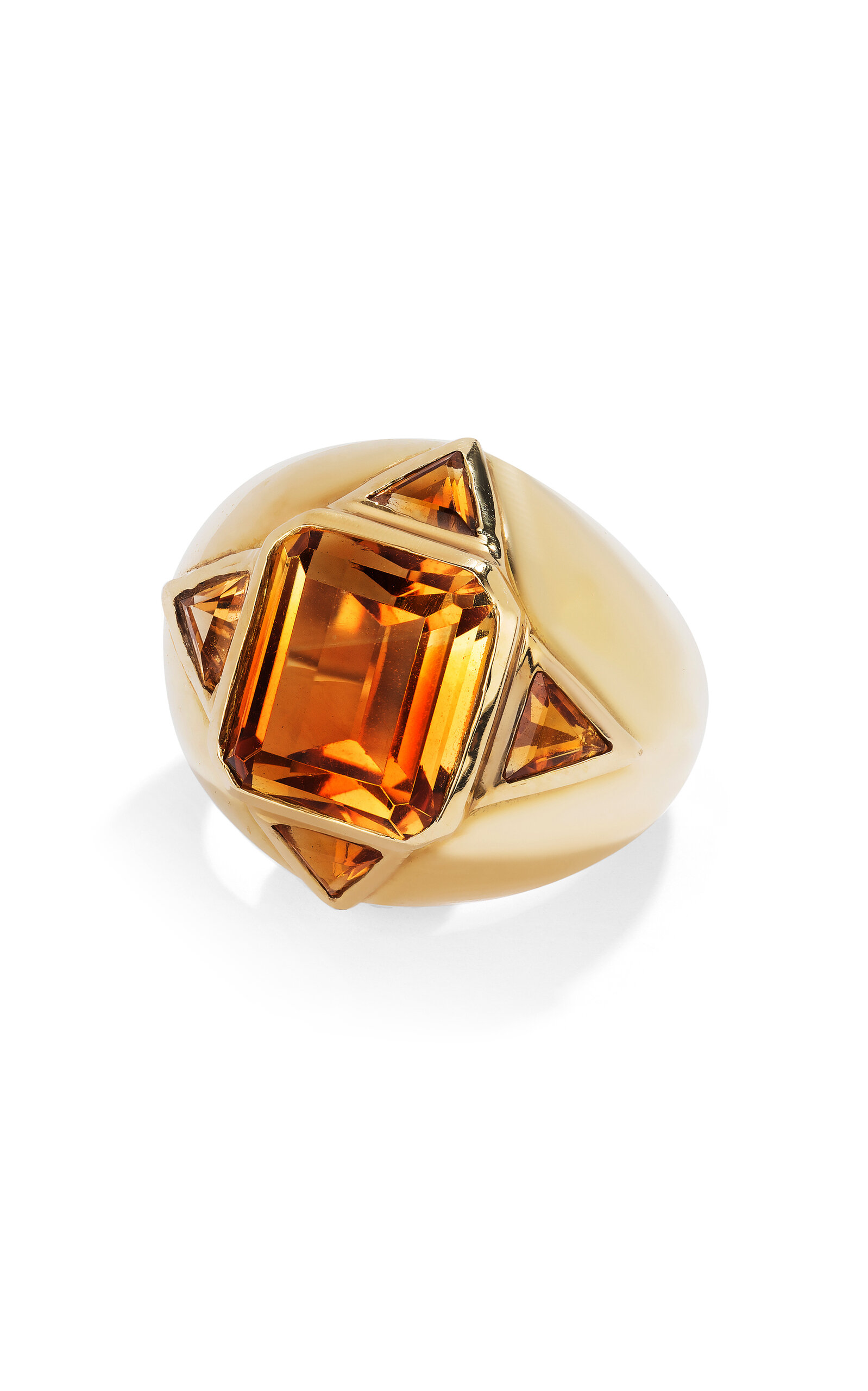 Renato Cipullo 18k Yellow Gold Citrine Stella Ring