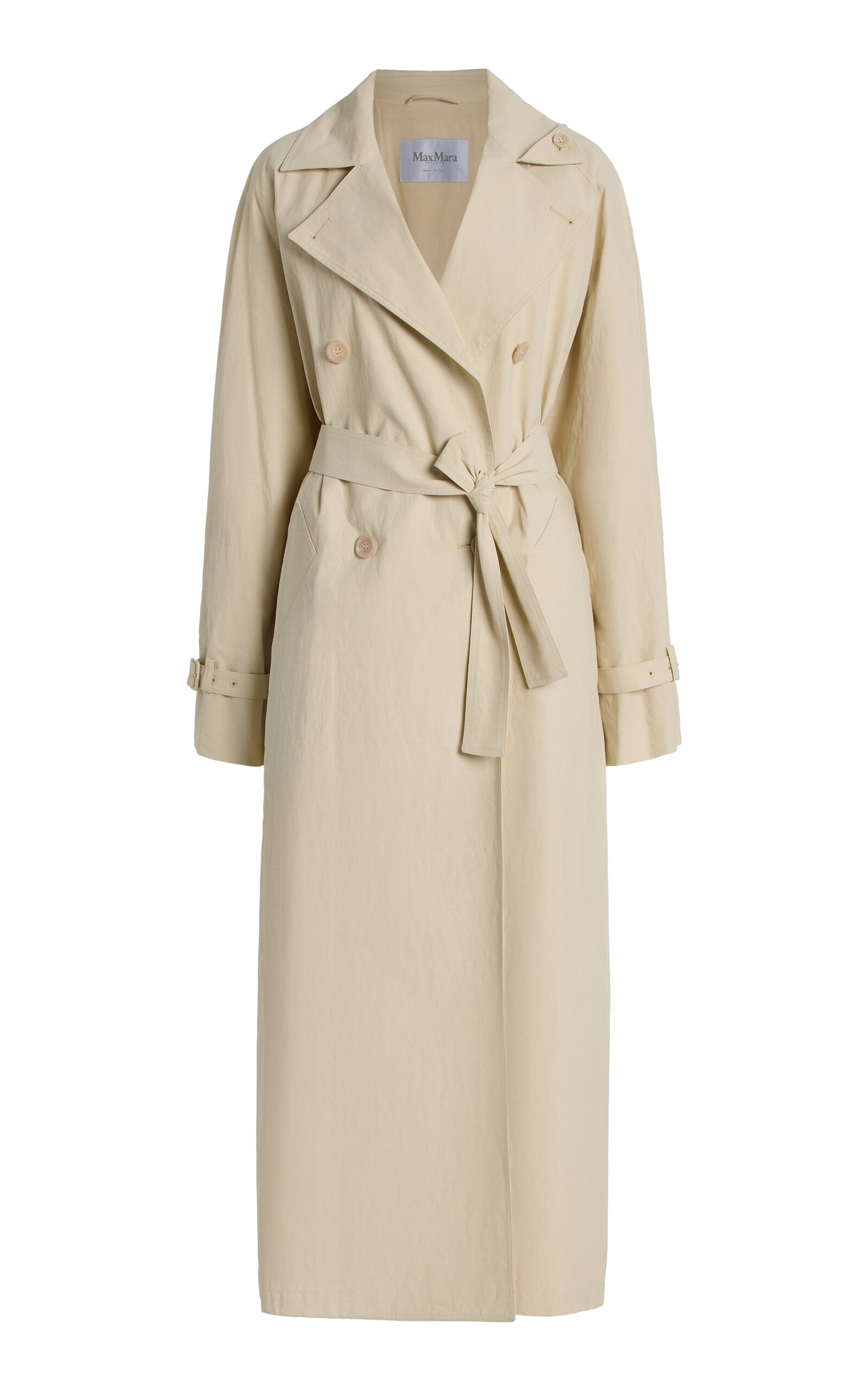 Max Mara Ronco Linen Raincoat - Neutral