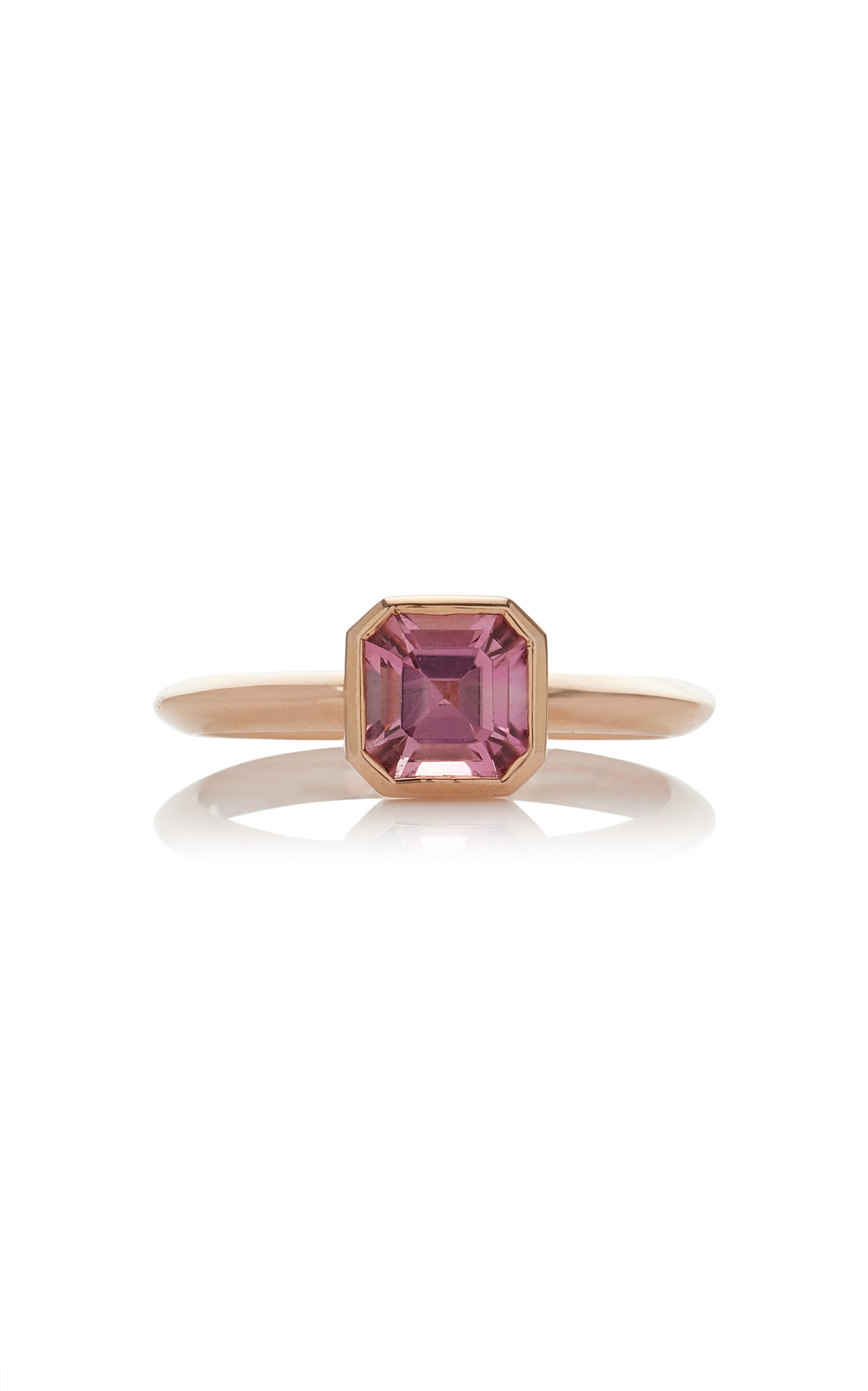 18K Rose Gold Tourmaline Ring