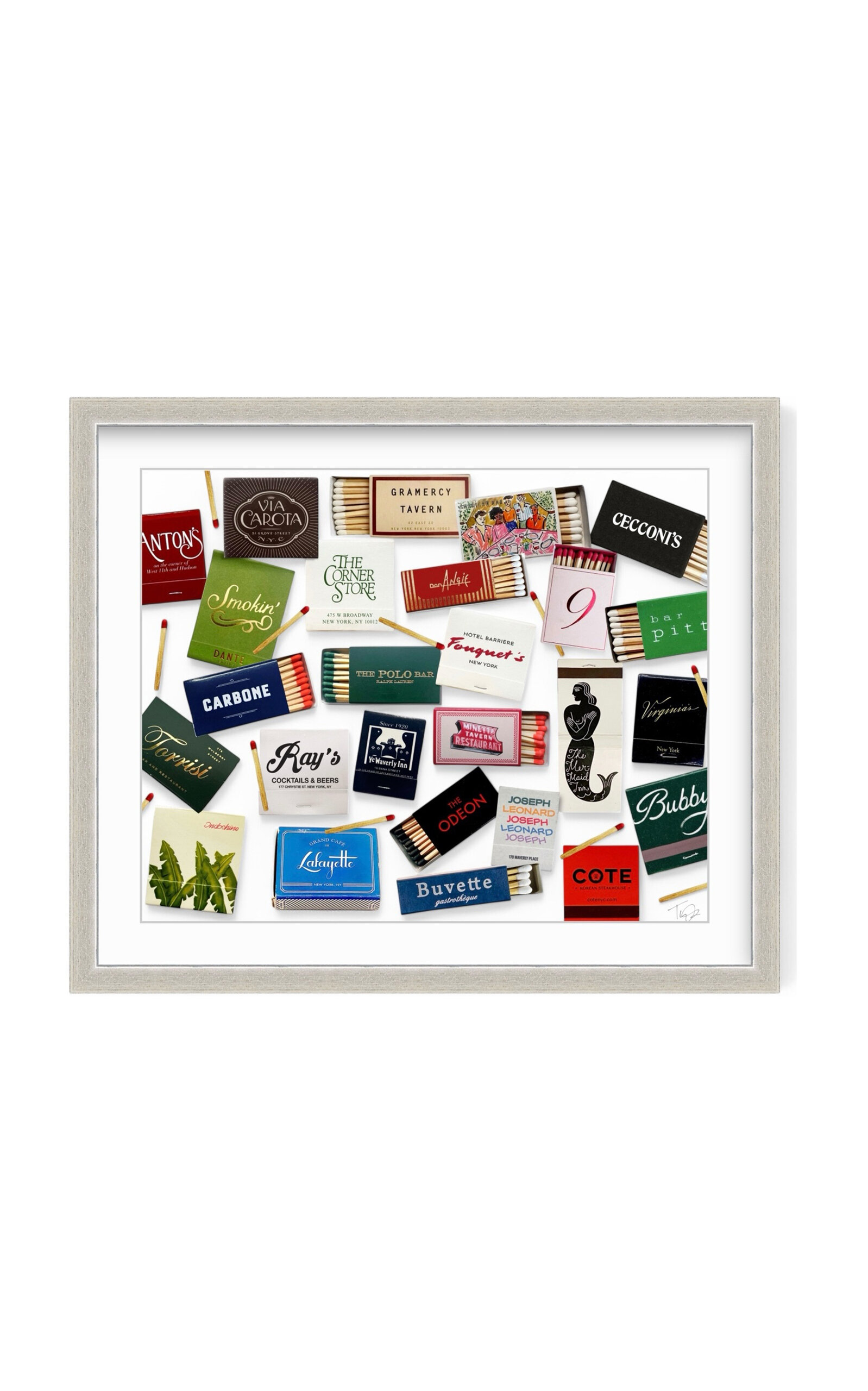 Meet Your Matches New York Souvenirs Matchbook Print