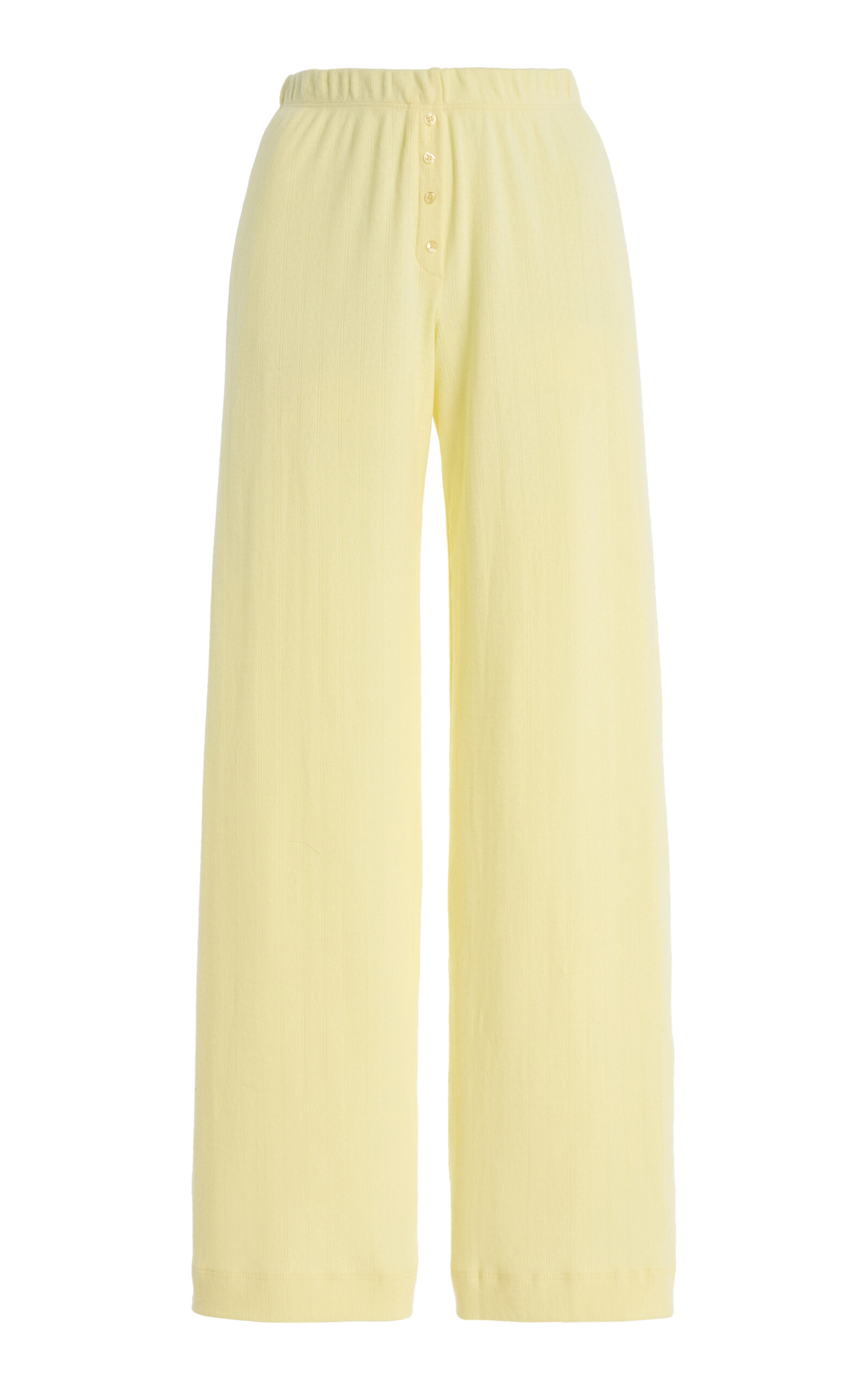 Pointelle-Knit Cotton Boxer Pants