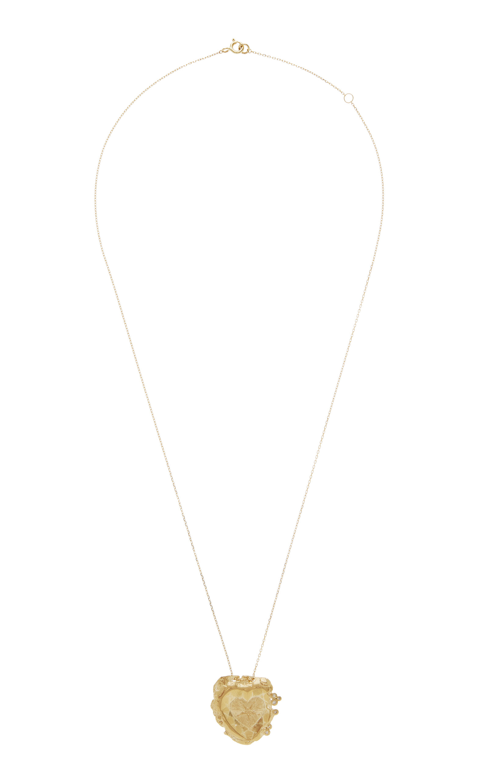 Chiara 9K Yellow Gold Diamond Necklace
