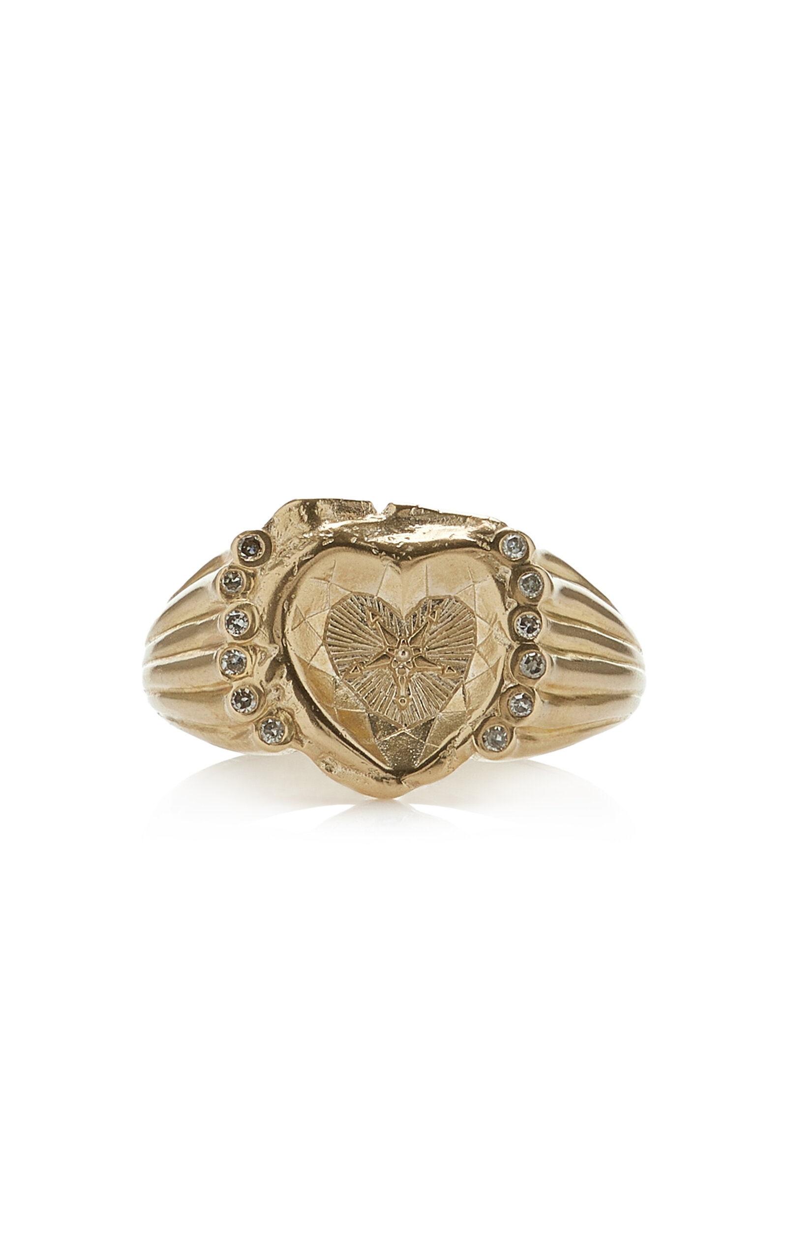 Pascale Monvoisin - Chiara 9K Yellow Gold Diamond Ring - Gold - US 7 - Moda Operandi - Gifts For Her