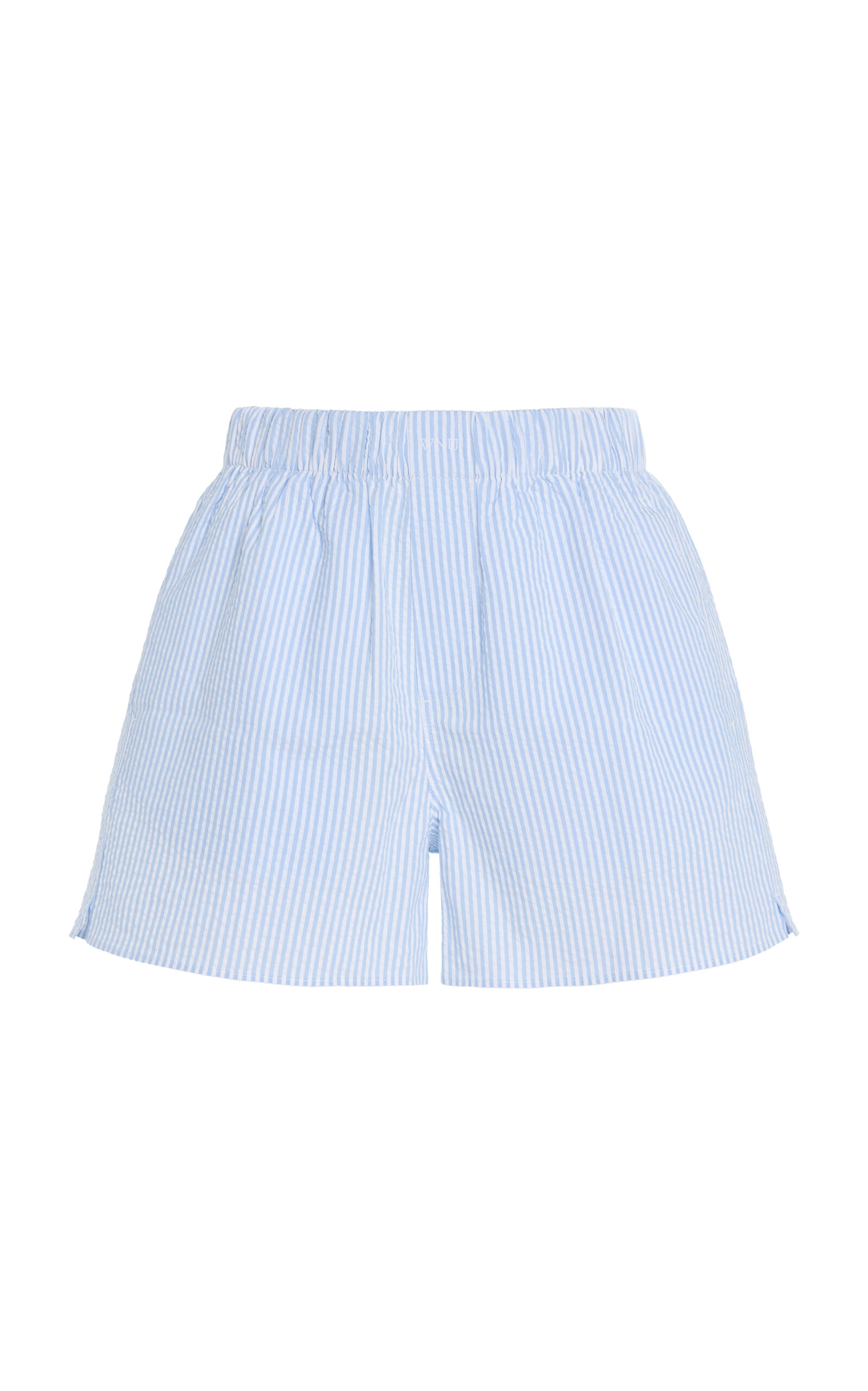 The Boxer Striped Cotton-Seersucker Shorts