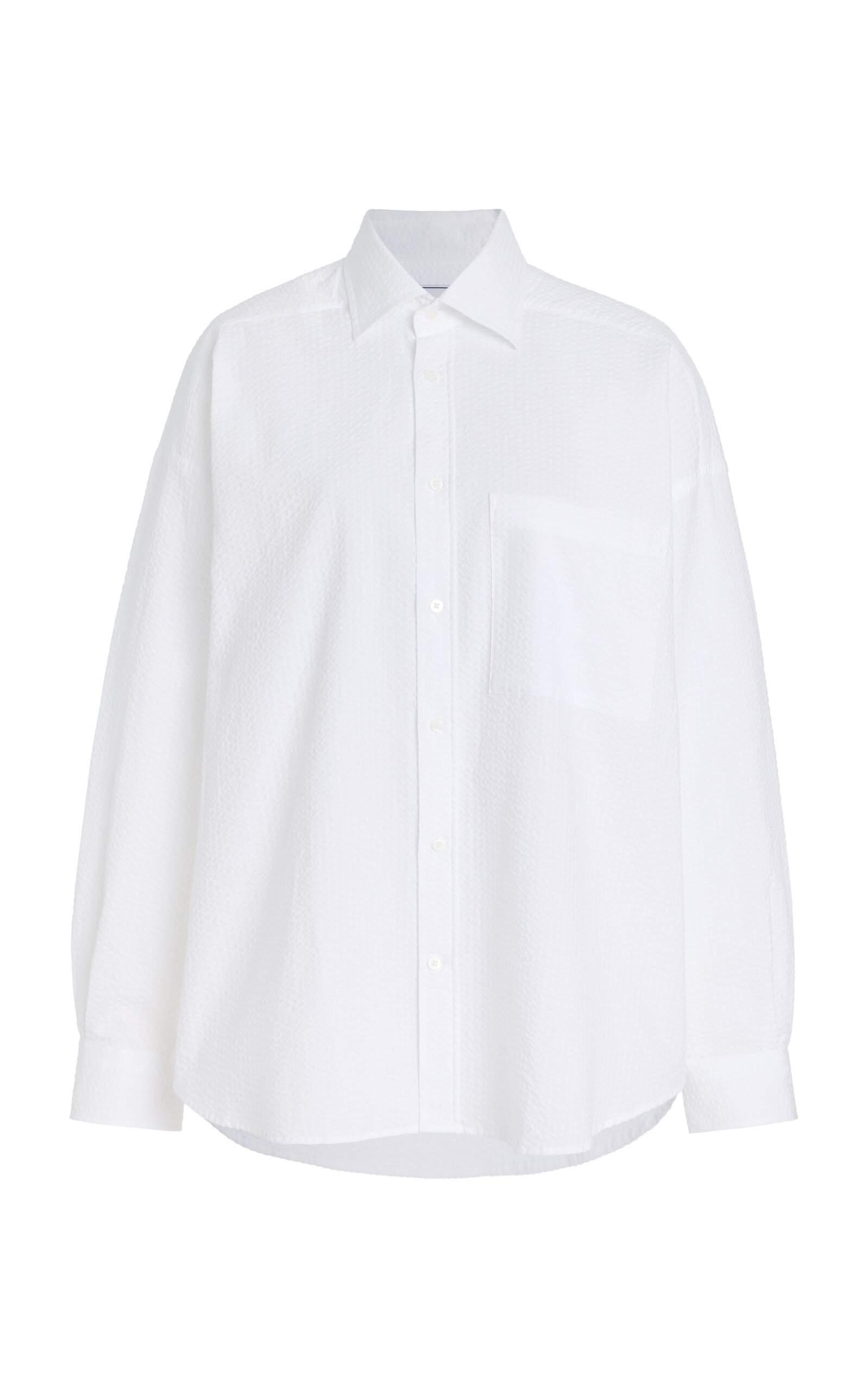The Weekend Cotton-Seersucker Shirt