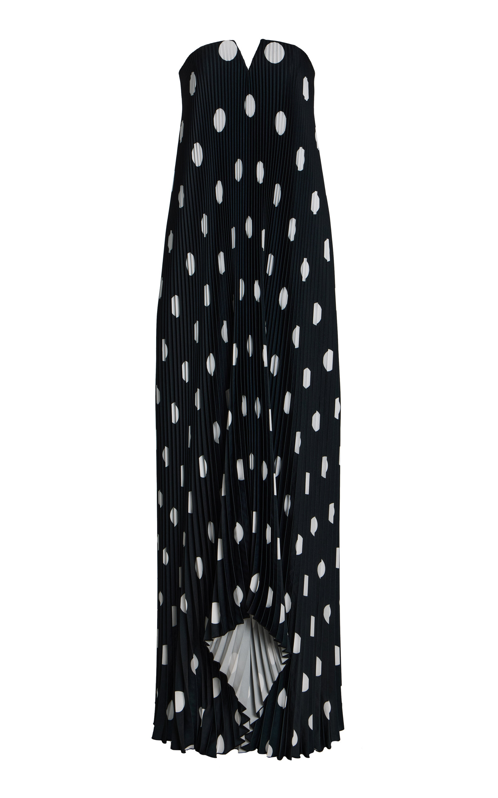 L'IDÉE Black Tie Pleated Gown