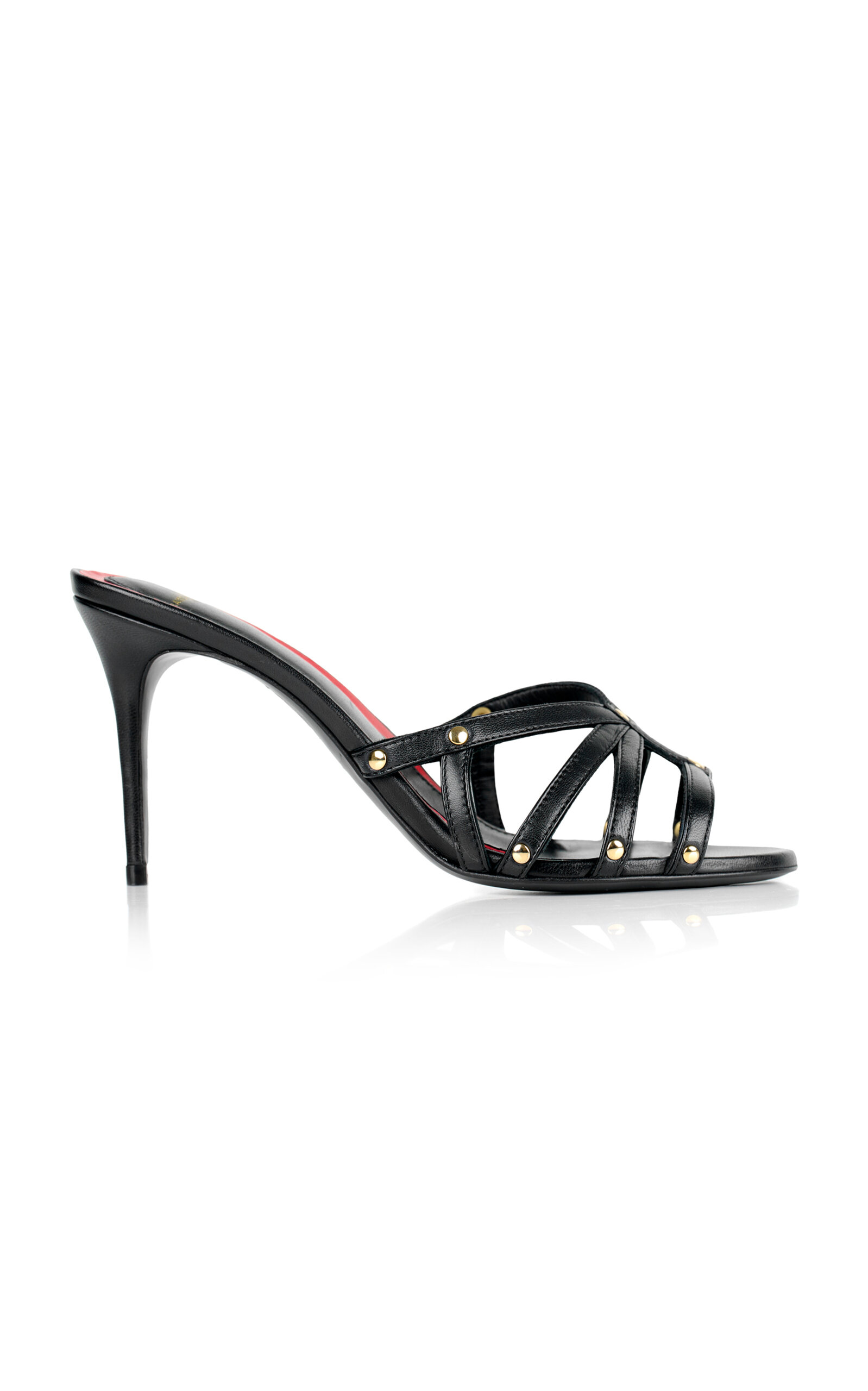 Cage 85mm Leather Mules