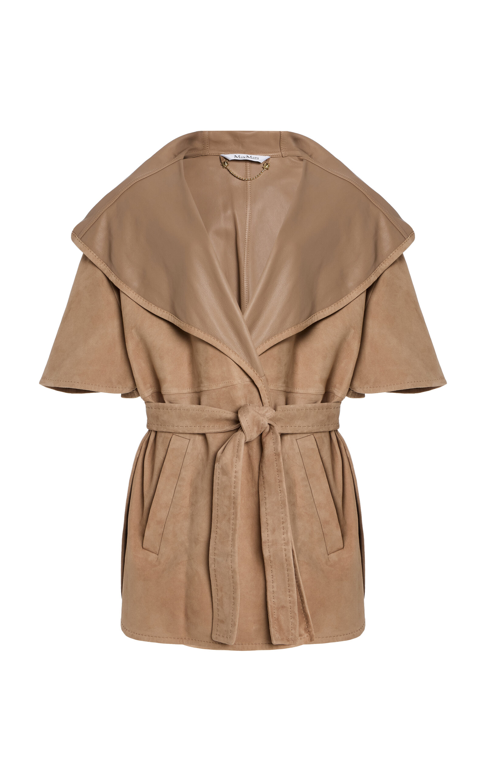 Max Mara Chiffon Suede Jacket