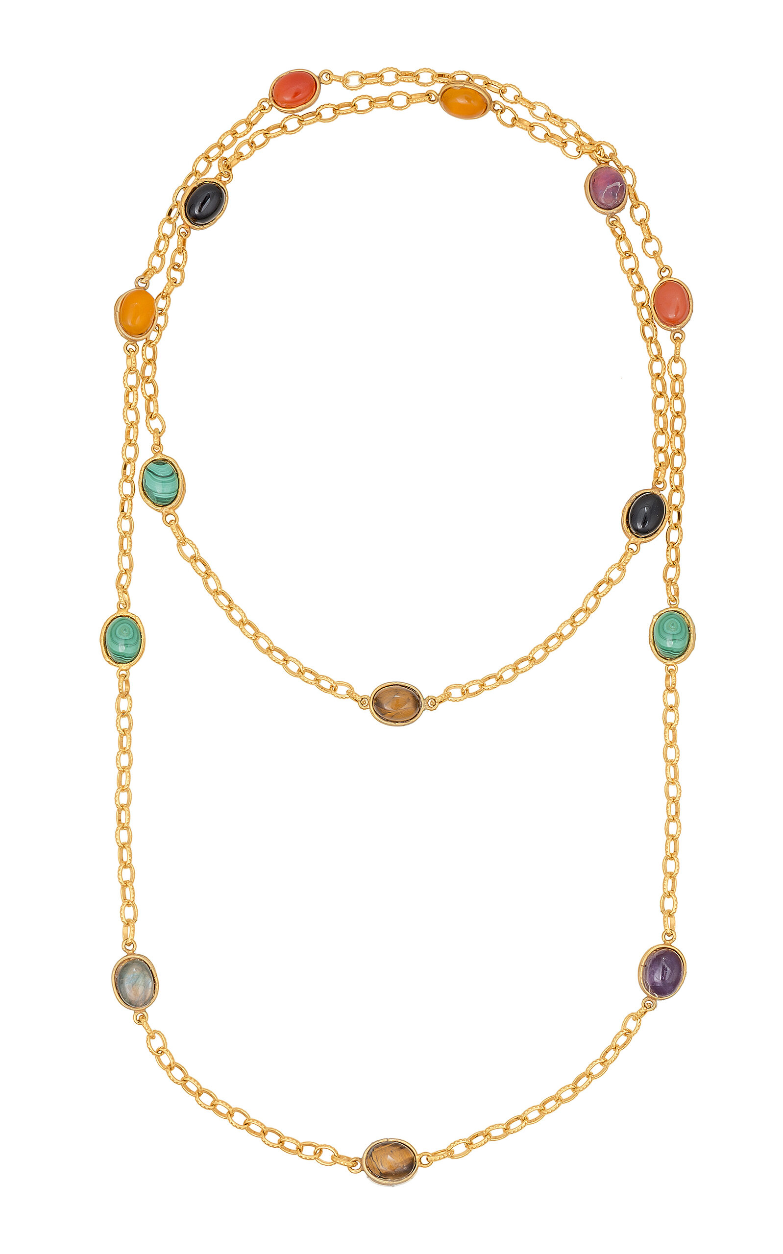 22kt Yellow Gold Plated River Necklace