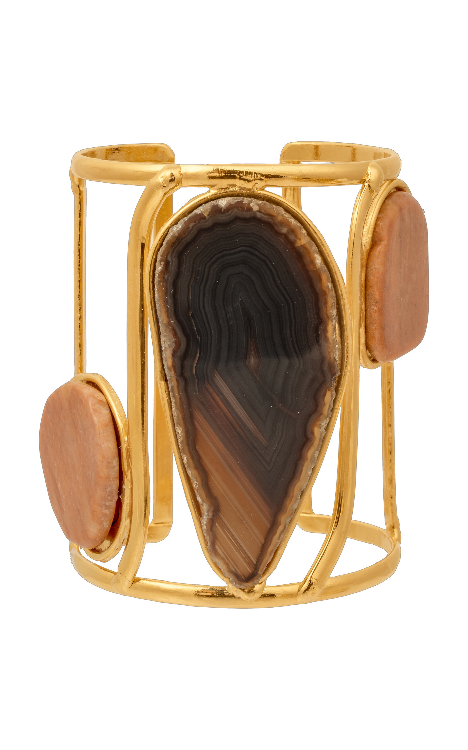 22kt Yellow Gold Plated Dakota Cuff Bracelet