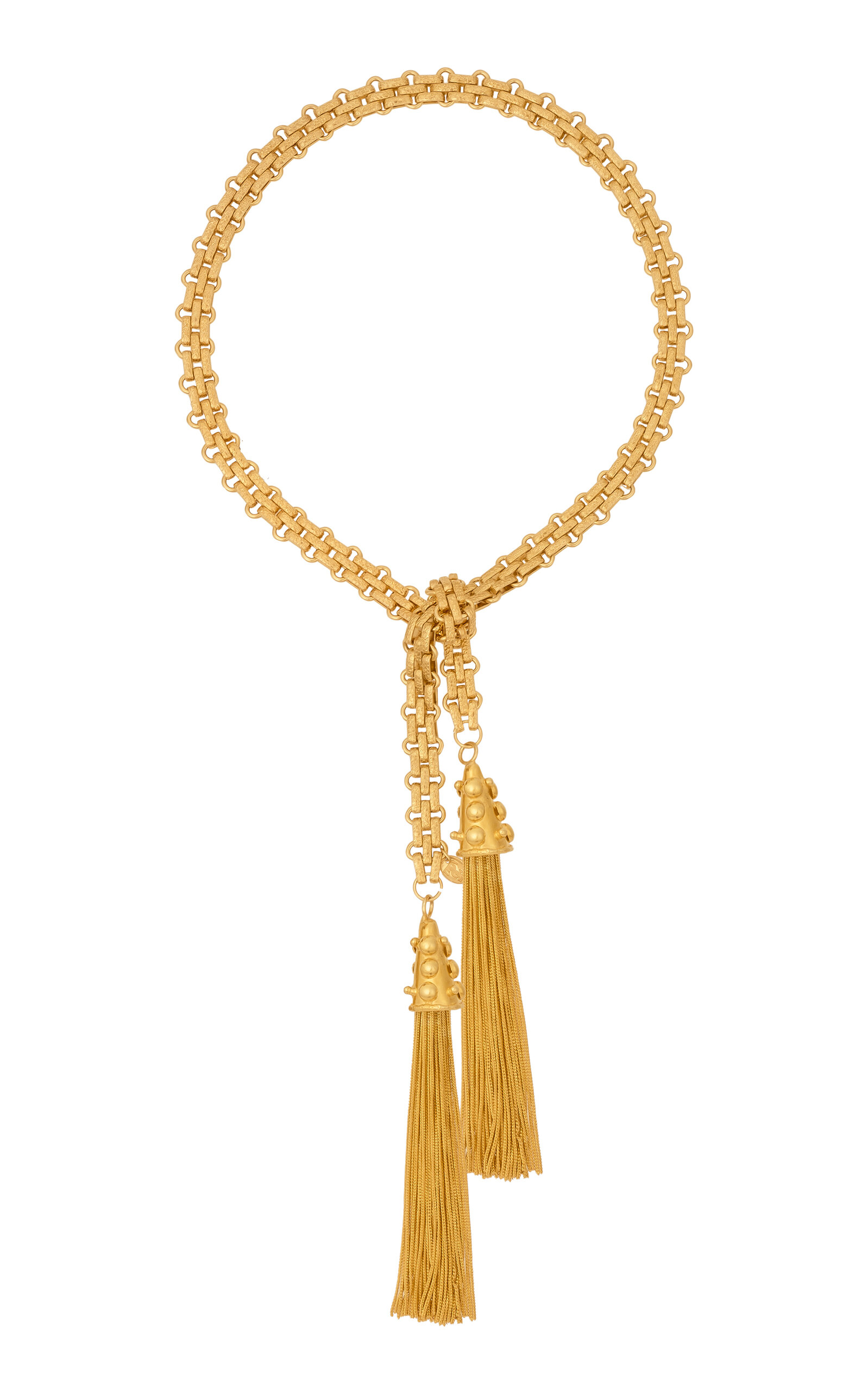 22kt Yellow Gold Plated Tie Necklace