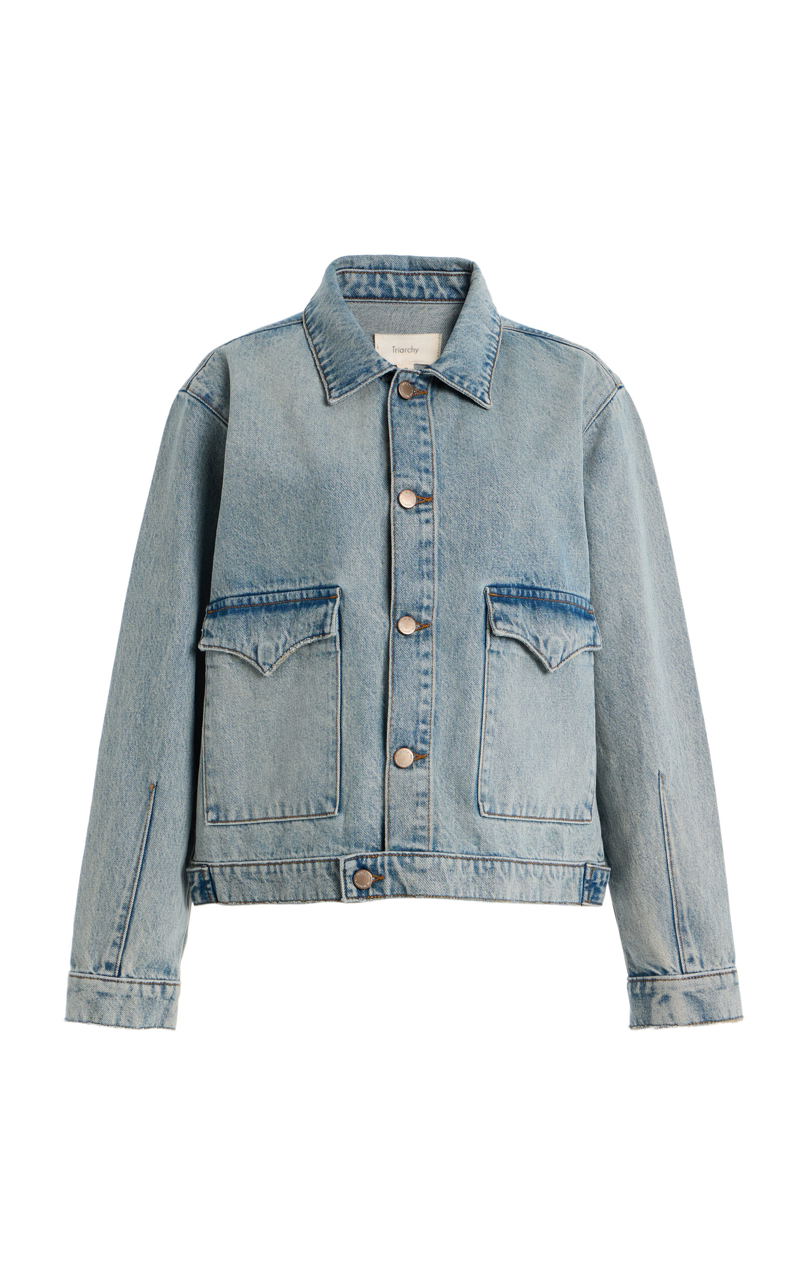 Triarchy Lillian Boxy Western Jacket - Blue - XS