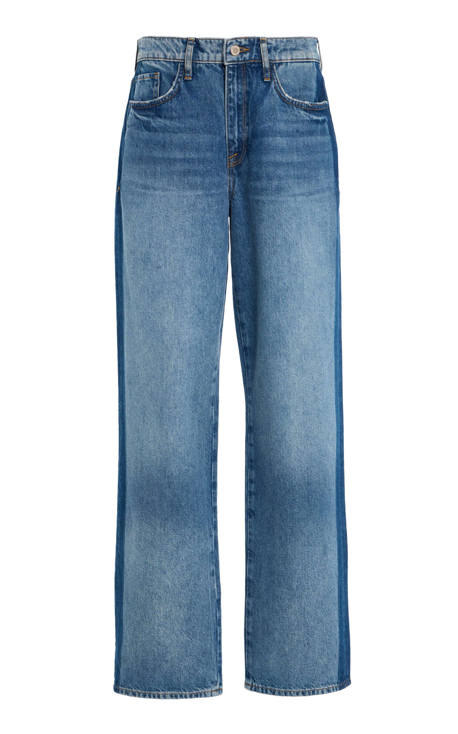 Triarchy Birkin Mid-Rise Straight Leg Jeans - Blue