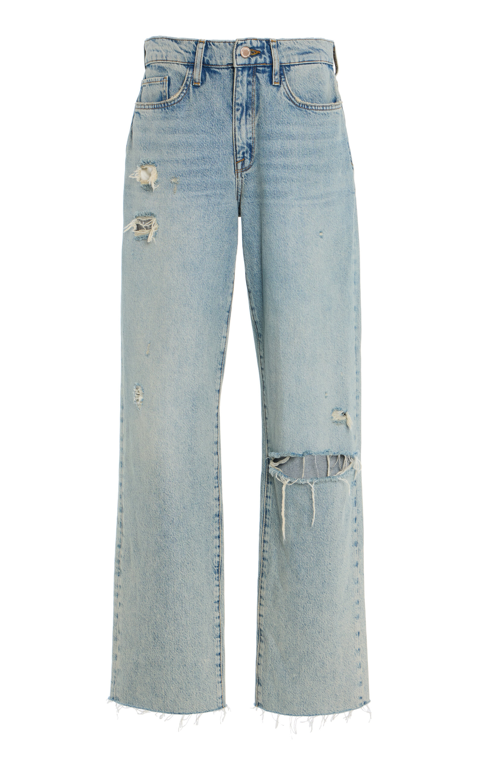 Triarchy Birkin Mid-Rise Straight Leg Jeans - Blue