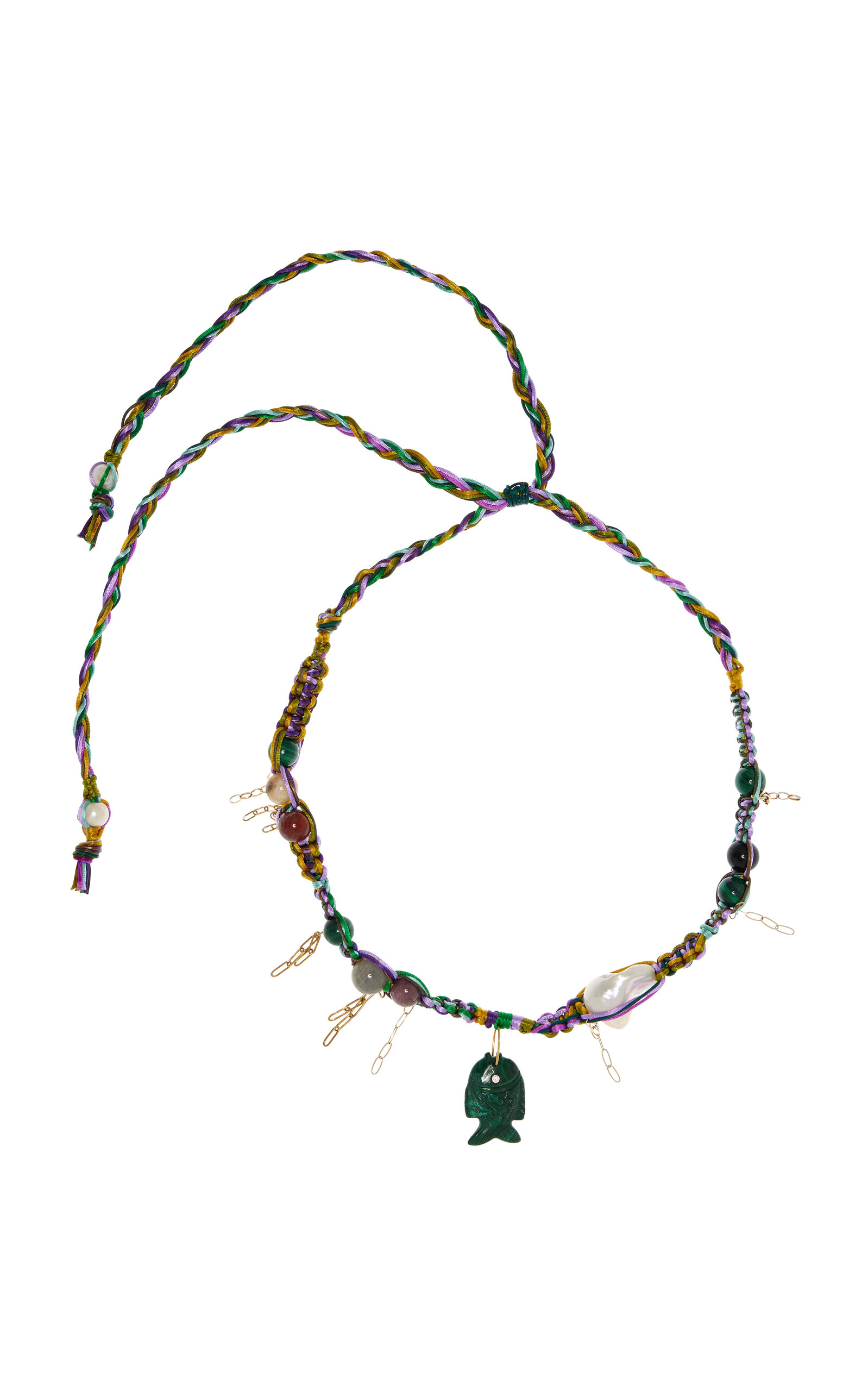 Green With Envy 18K Yellow Gold Multi-Stone Necklace