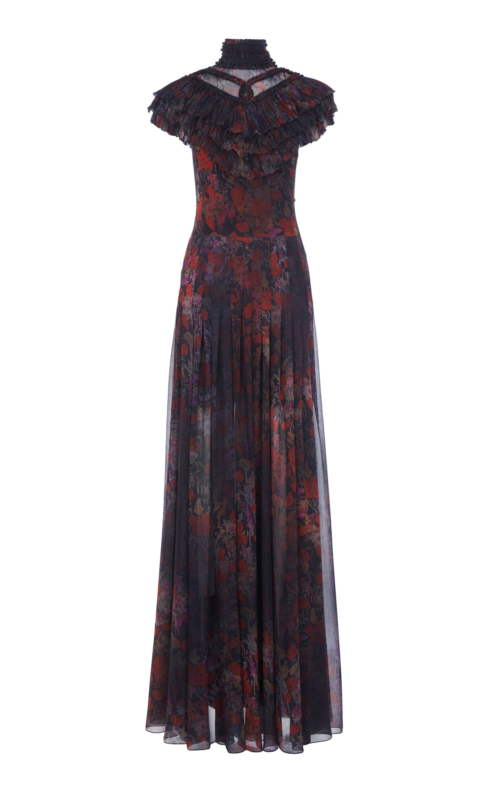 Ralph Lauren Cressida Printed Silk Gown
