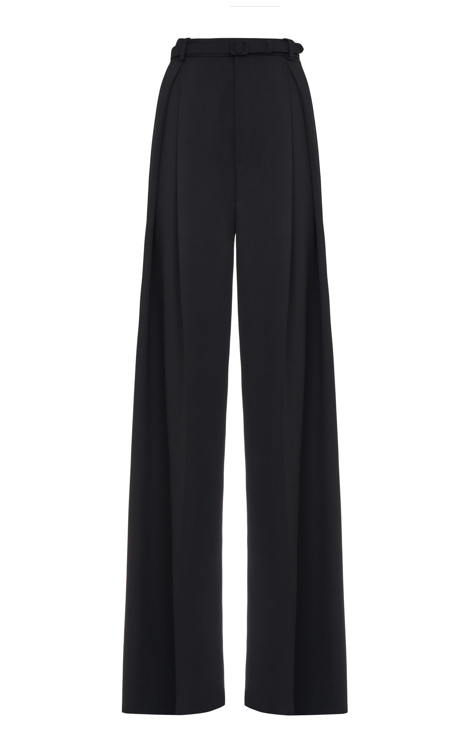 Ralph Lauren Kelsie Wide-Leg Wool Pant