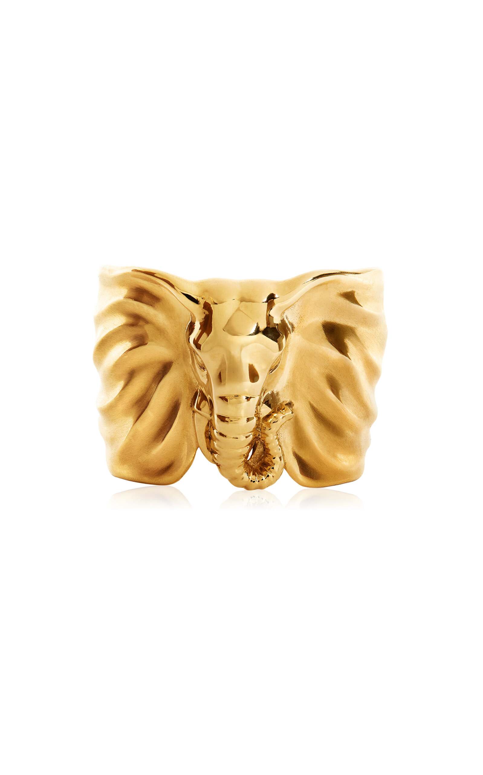 Elephant 18K Yellow Gold Ring