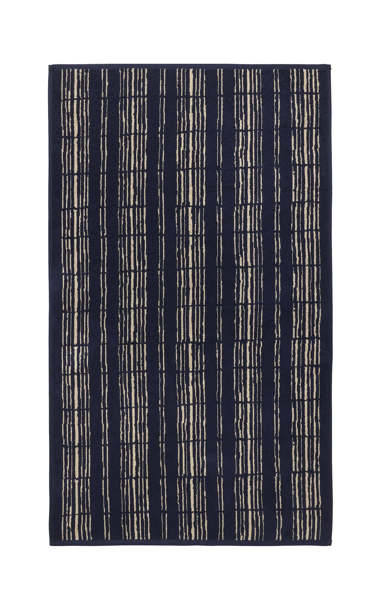 Autumn Sonata Ester Organic Cotton Bath Sheet - Navy