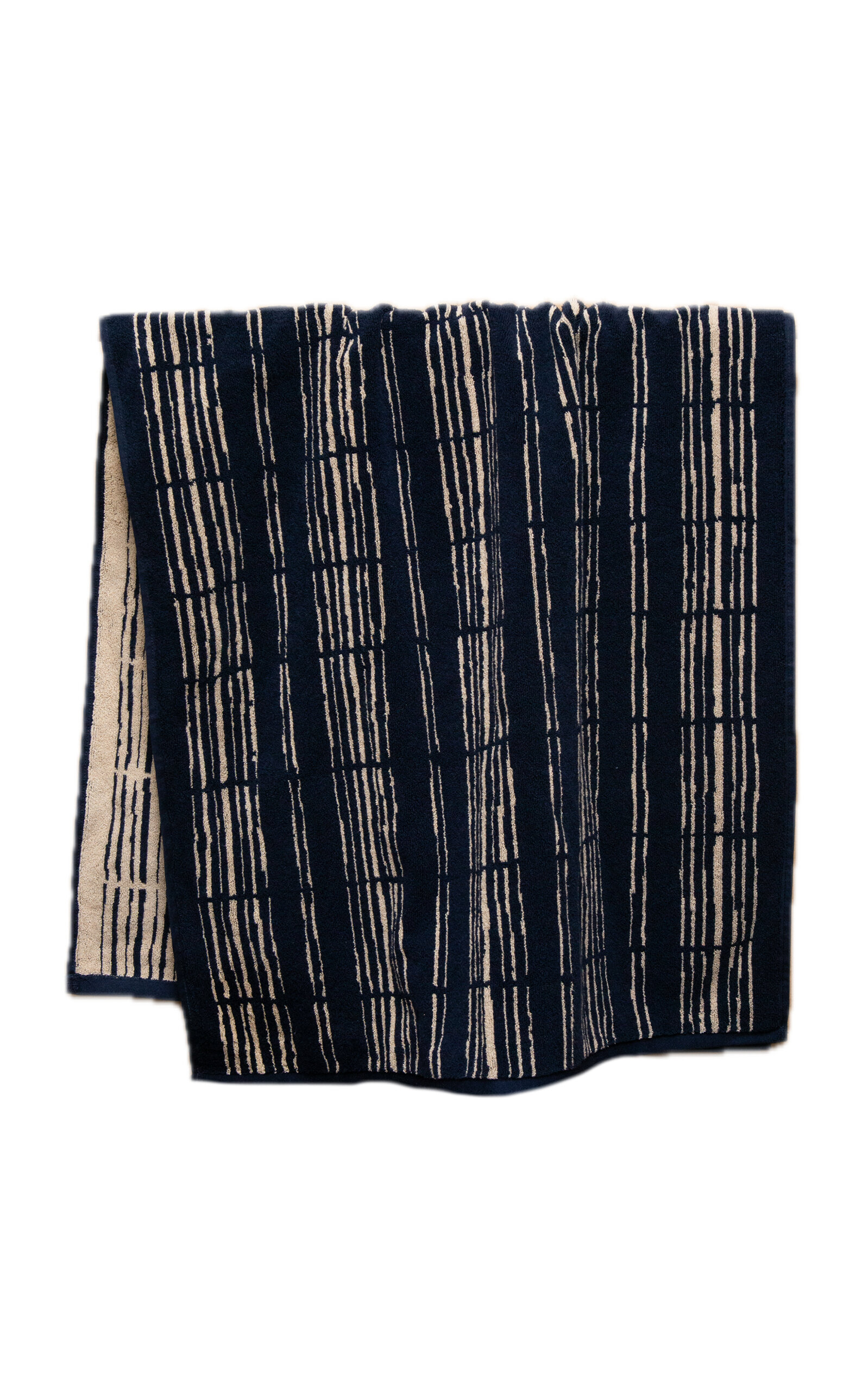 Autumn Sonata Ester Cotton Bath Towel - Navy