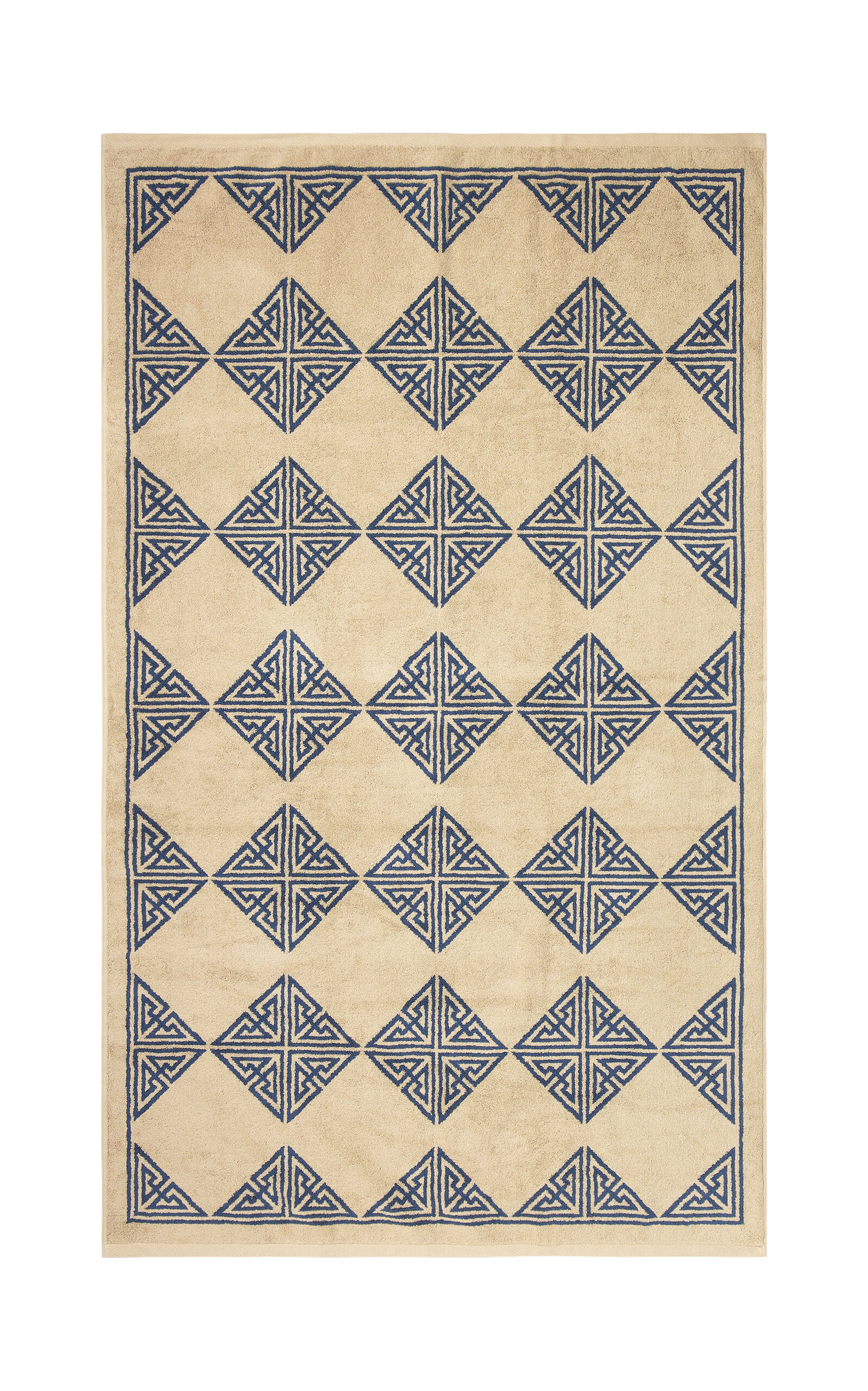 Autumn Sonata Agnes Organic Cotton Bath Sheet - Blue