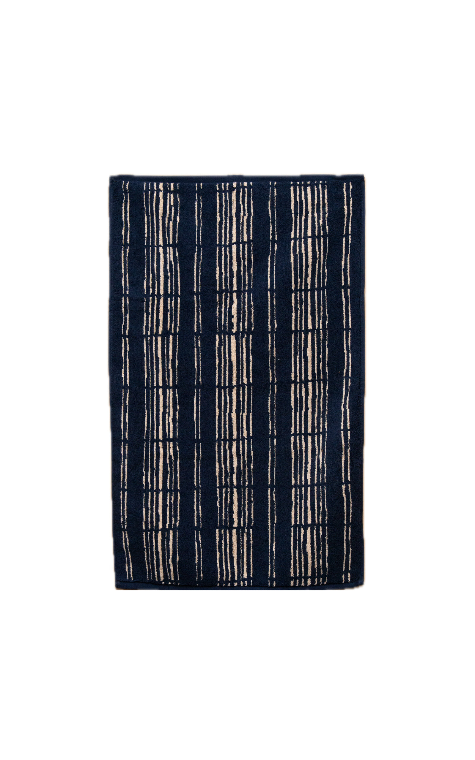 Autumn Sonata Ester Cotton Bath Mat - Navy