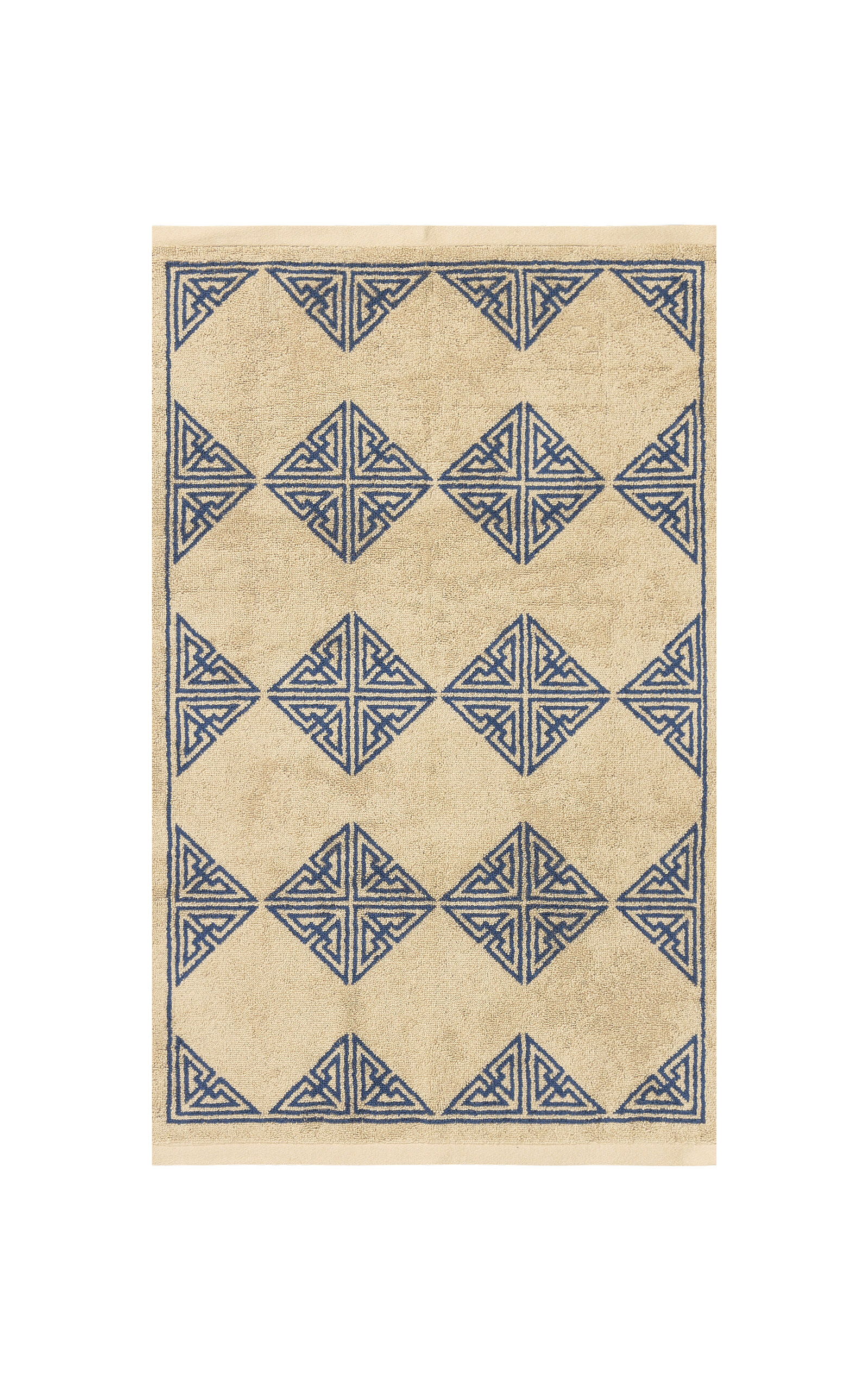 Autumn Sonata Agnes Organic Cotton Hand Towel - Blue