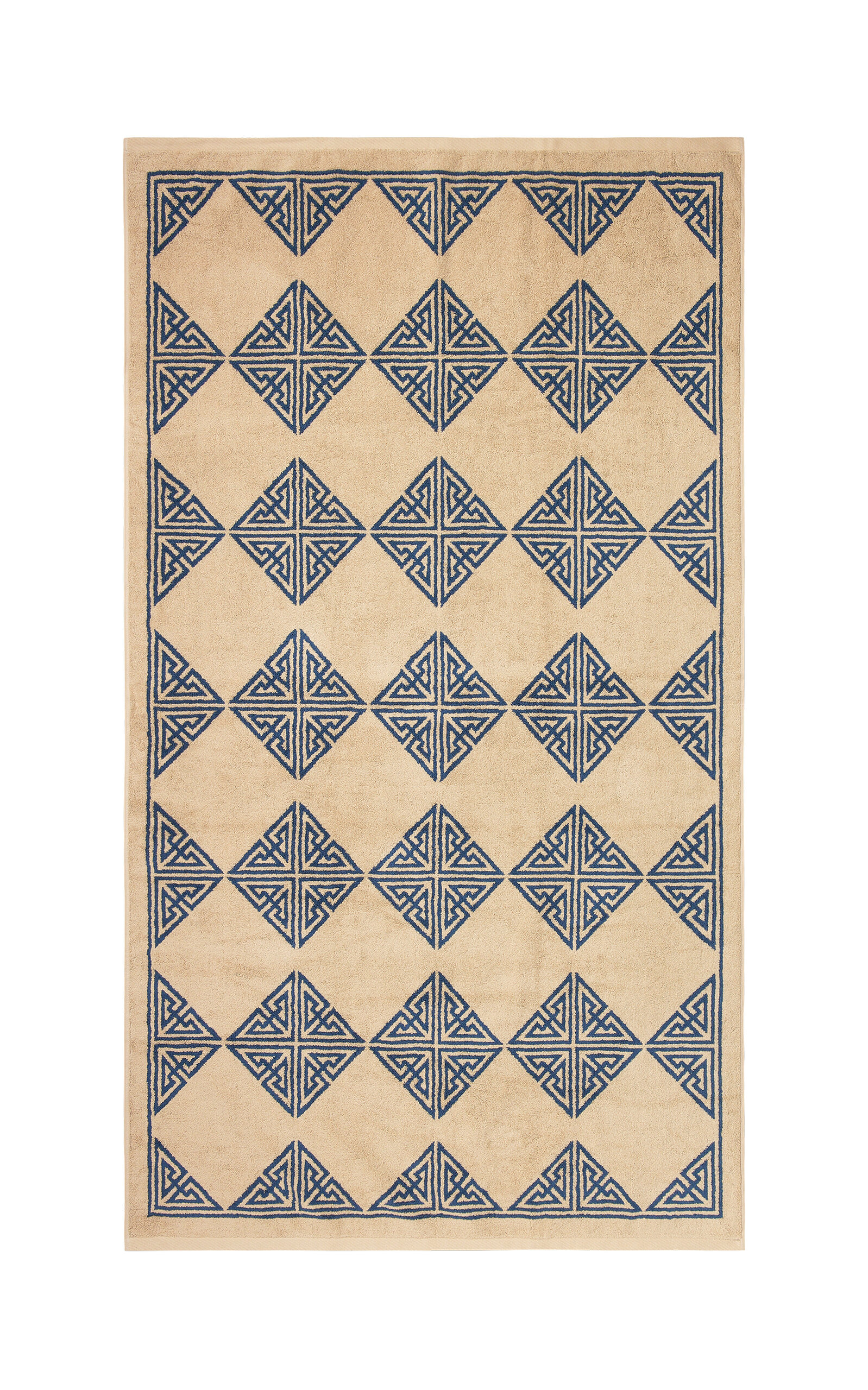 Autumn Sonata Agnes Organic Cotton Bath Towel - Blue