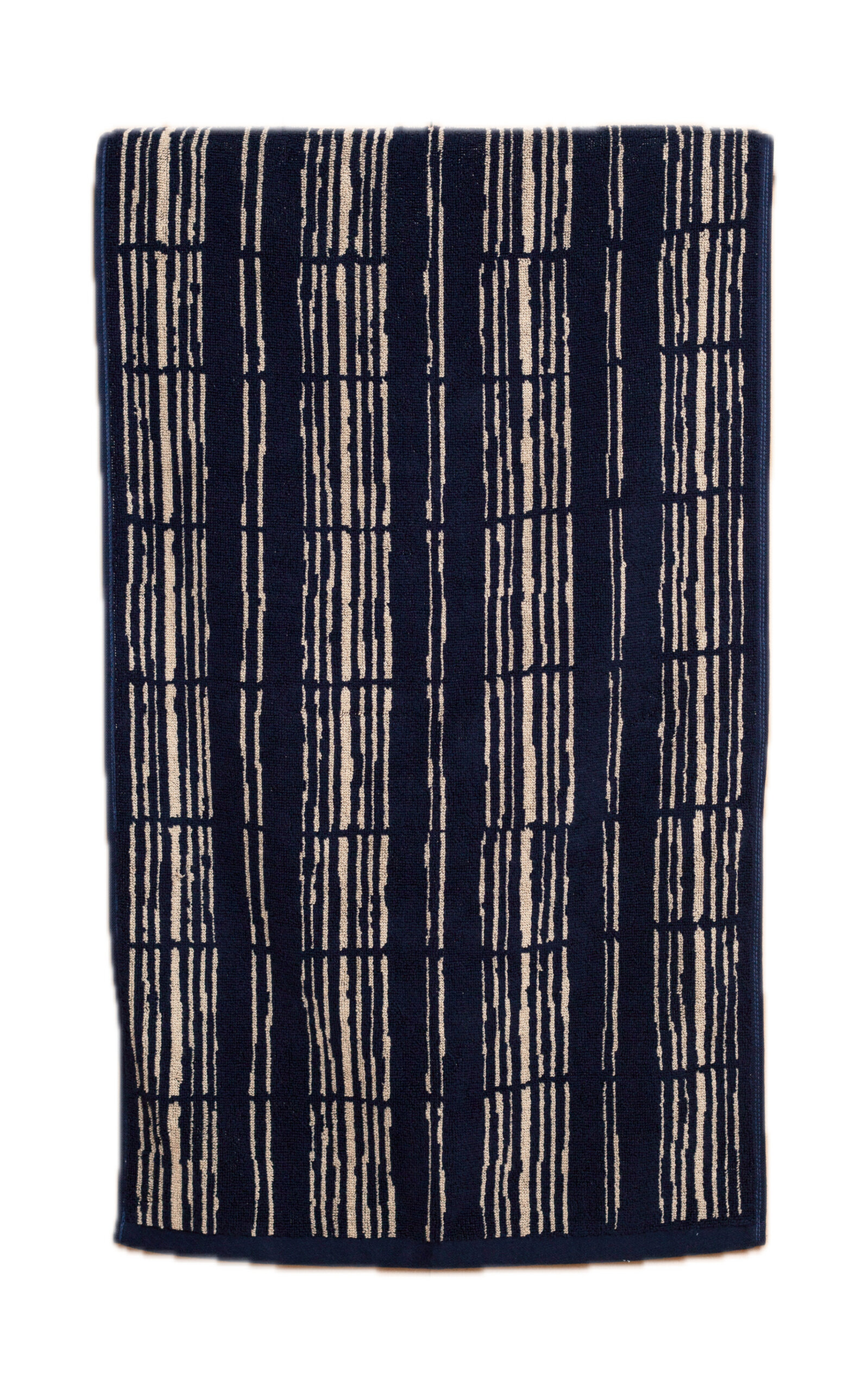 Autumn Sonata Ester Organic Cotton Hand Towel - Navy