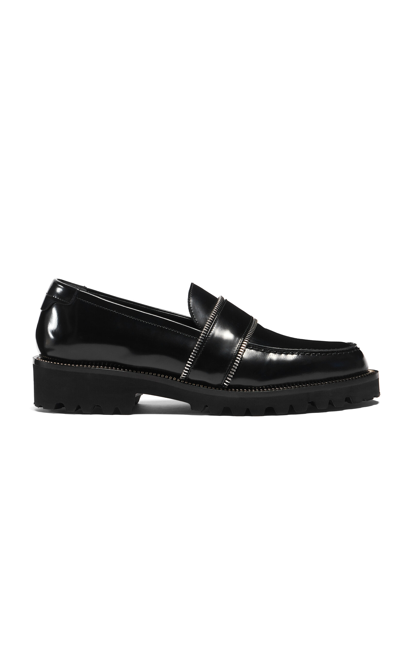 Paul Andrew Mister Zip-detail Leather Loafers