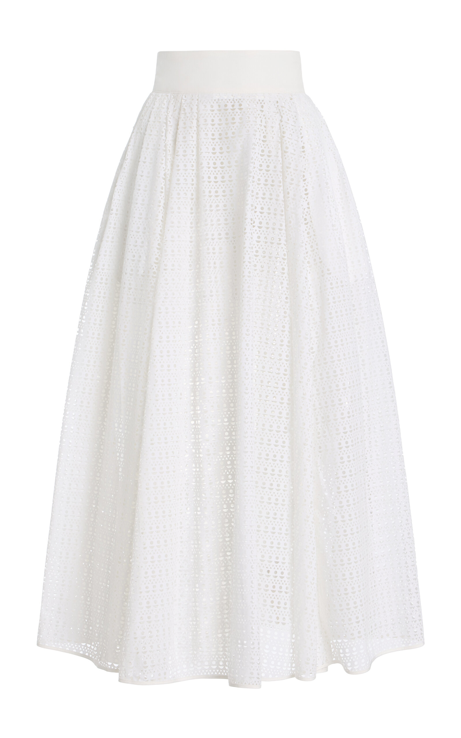 FRANÇOISE Exclusive Amanda Cotton-Blend Skirt