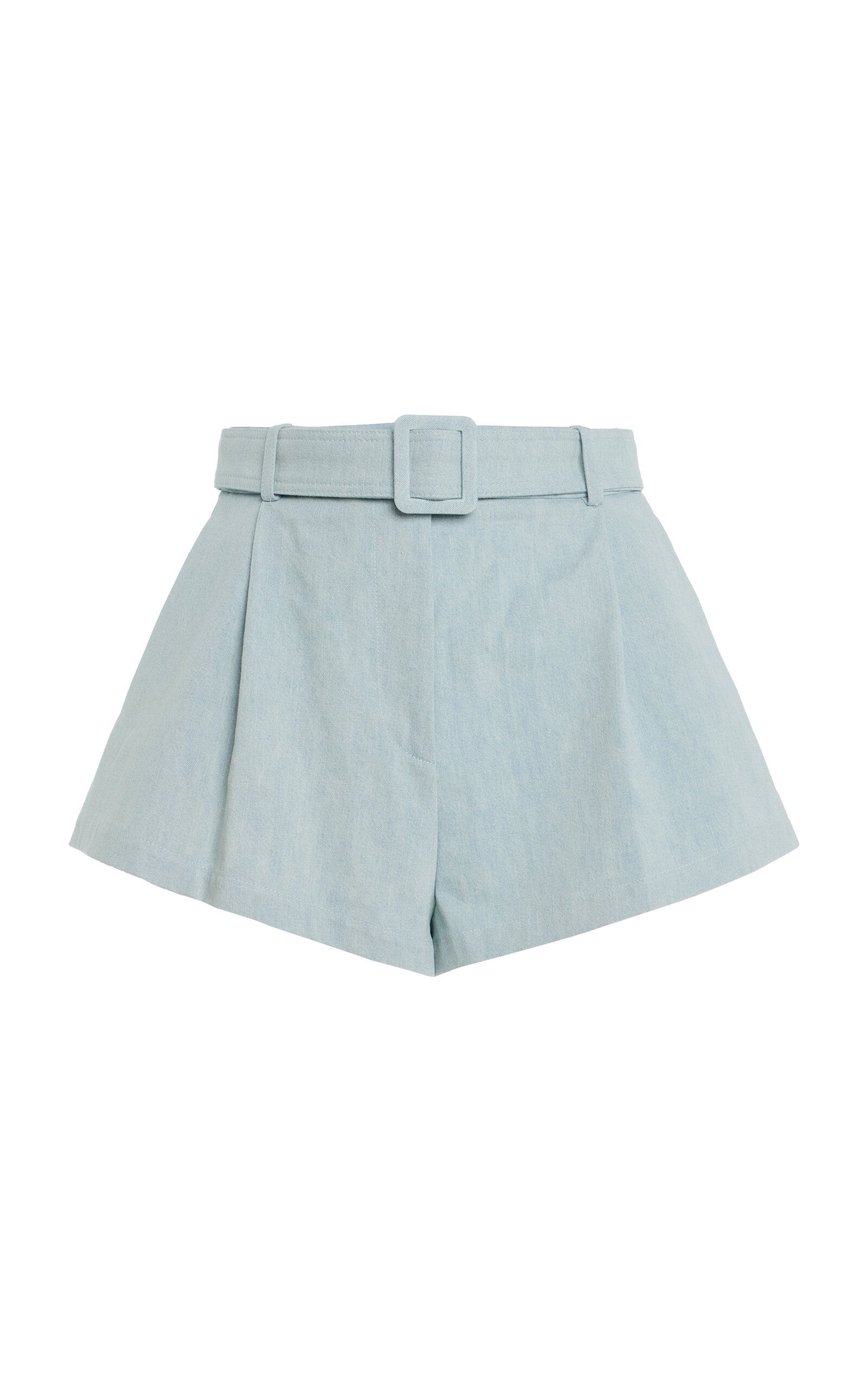 Francoise Exclusive Ruby Cotton Shorts In Blue