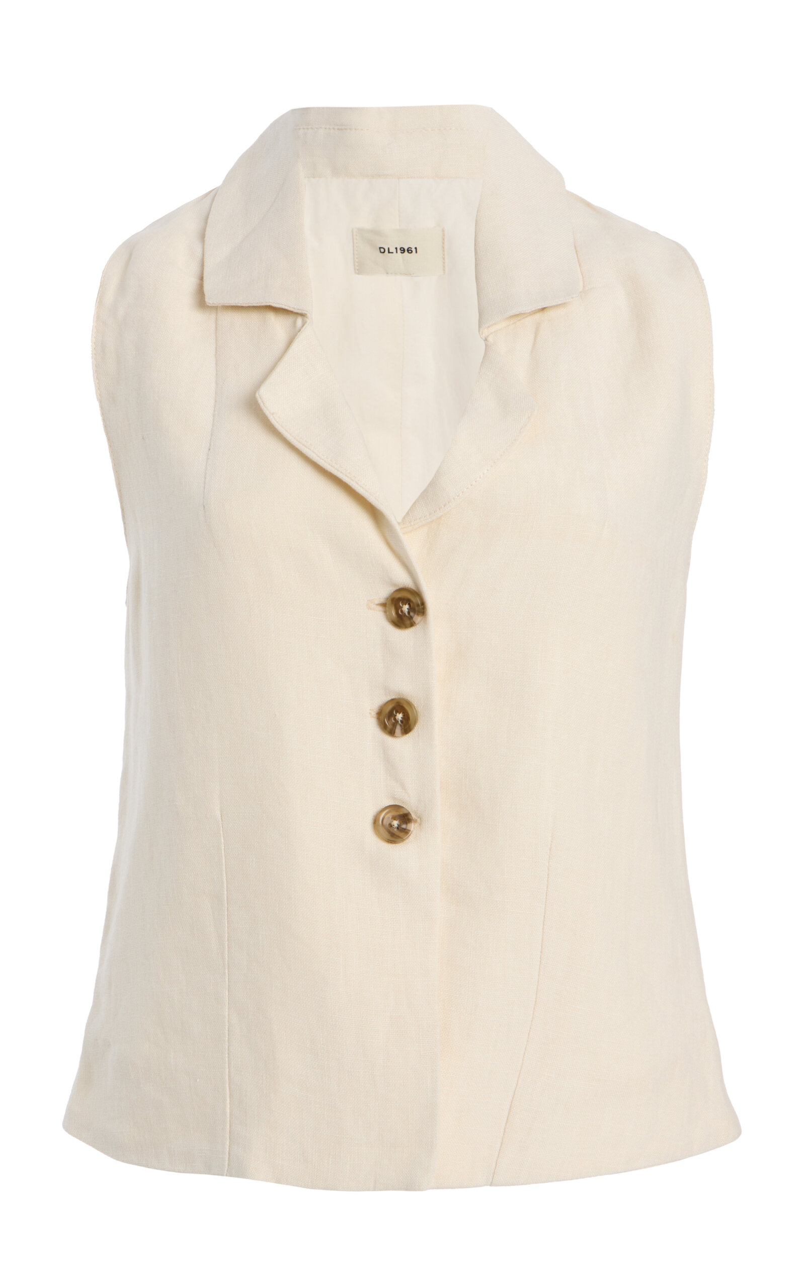 DL1961 Neev Linen Top - Off-White