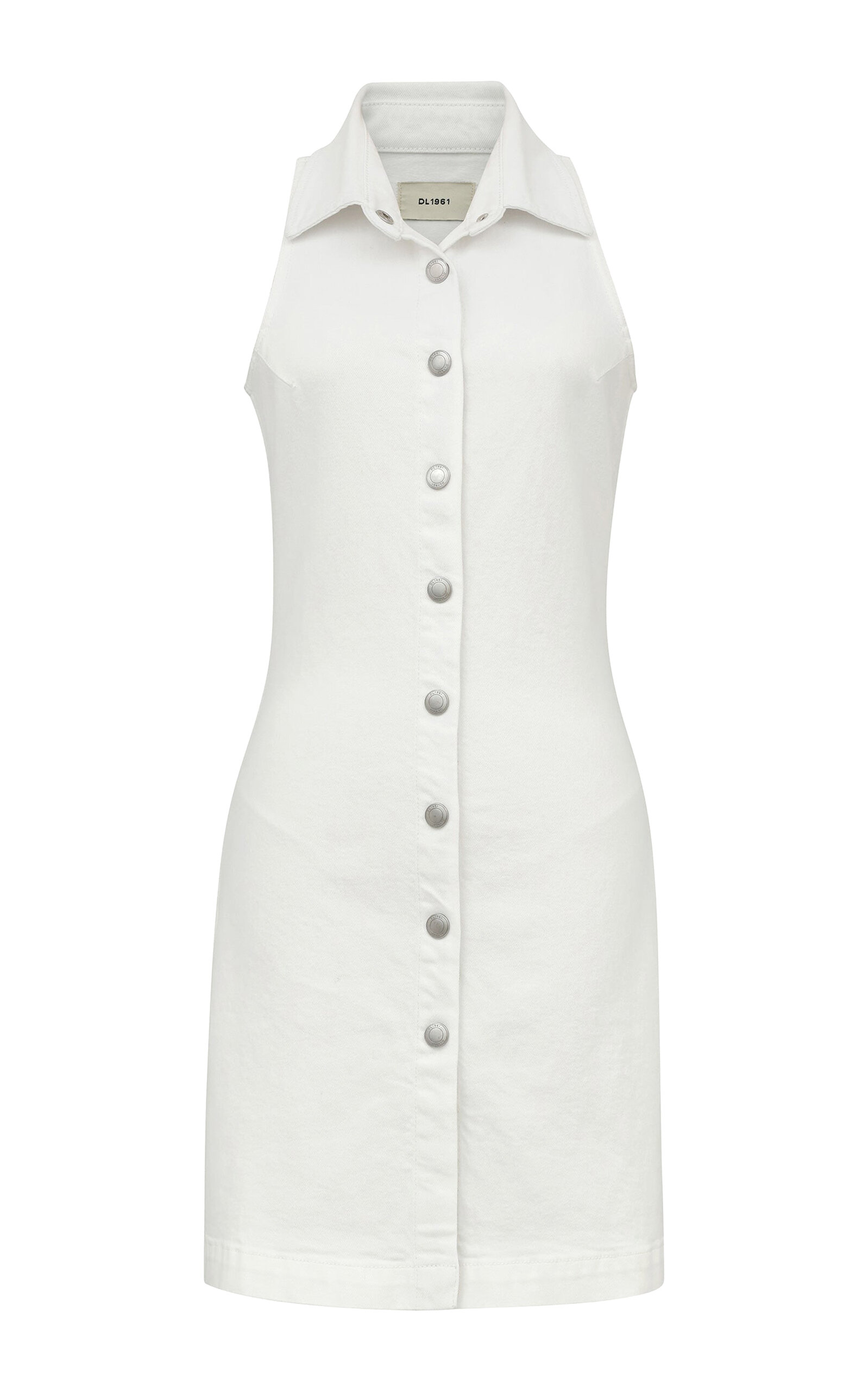 DL1961 Payton Denim Mini Dress - White - XL