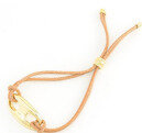 Jenna Blake Small Gold Nautical On Leather
