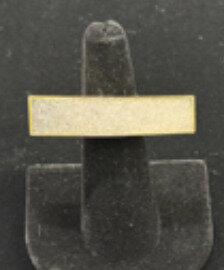 Blu Dog World Ring; Contemporary; C. 1975; 18k Yellow Gold; Raw Quartz; Signed “votsi”