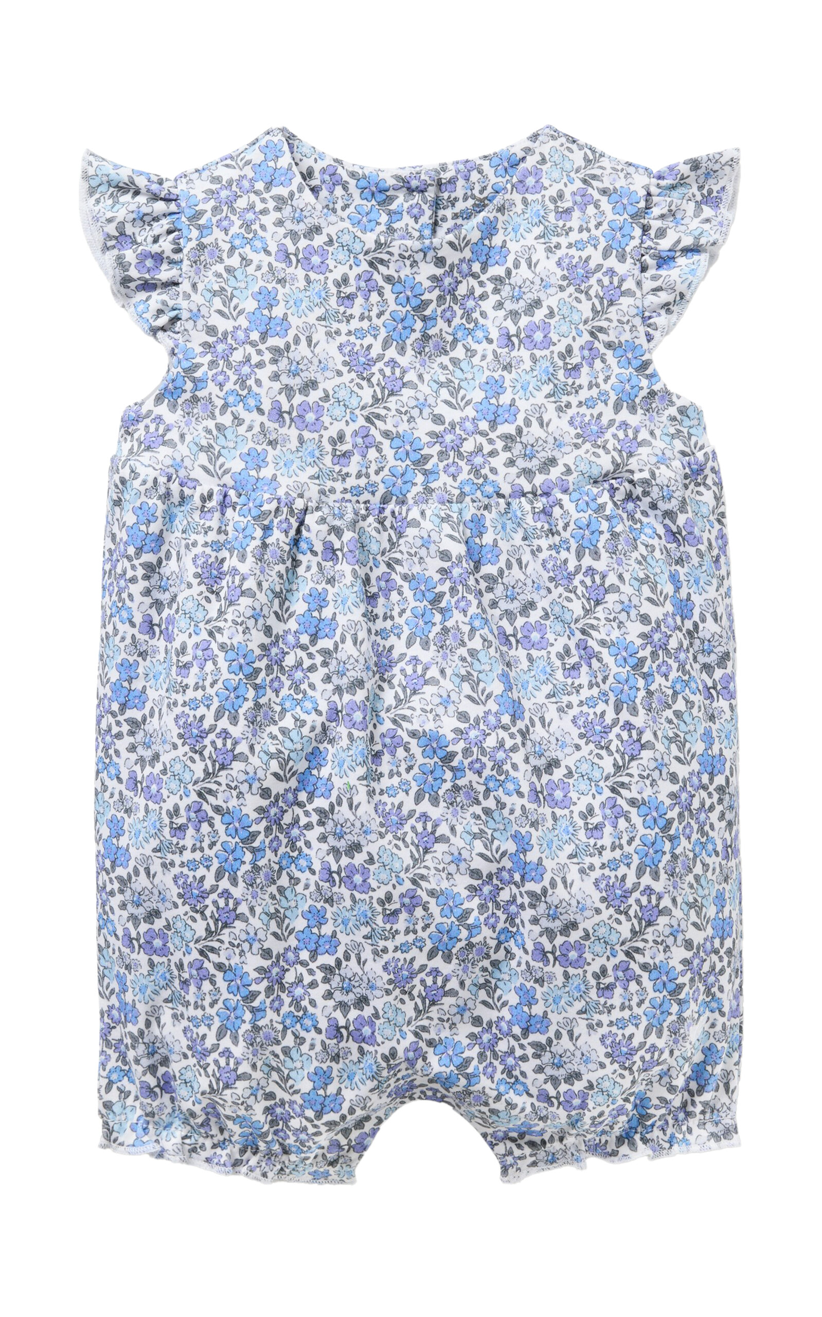 Petite Plume Infant Girl Pima Summer Rompers