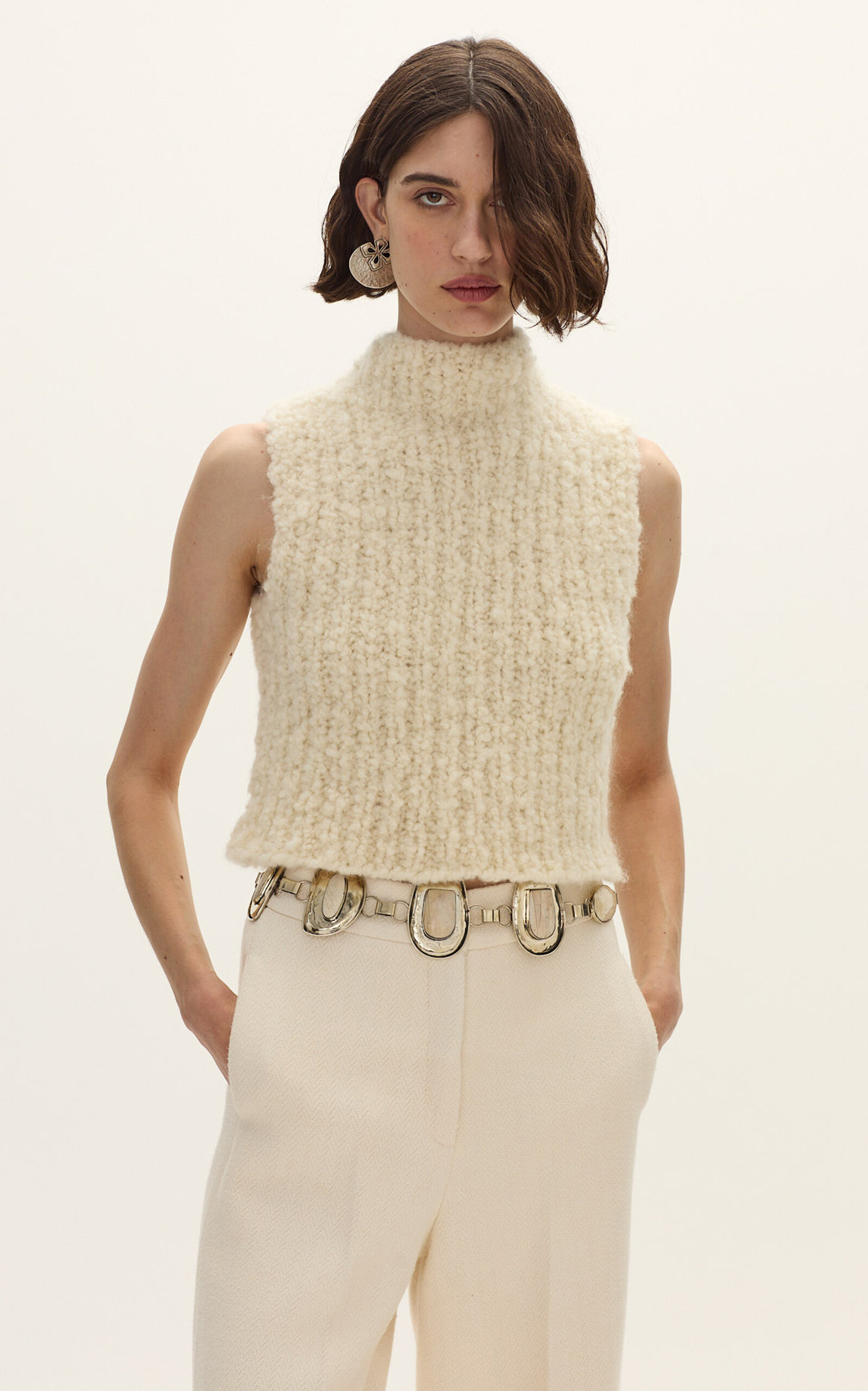 Curatoria Lira Top In White