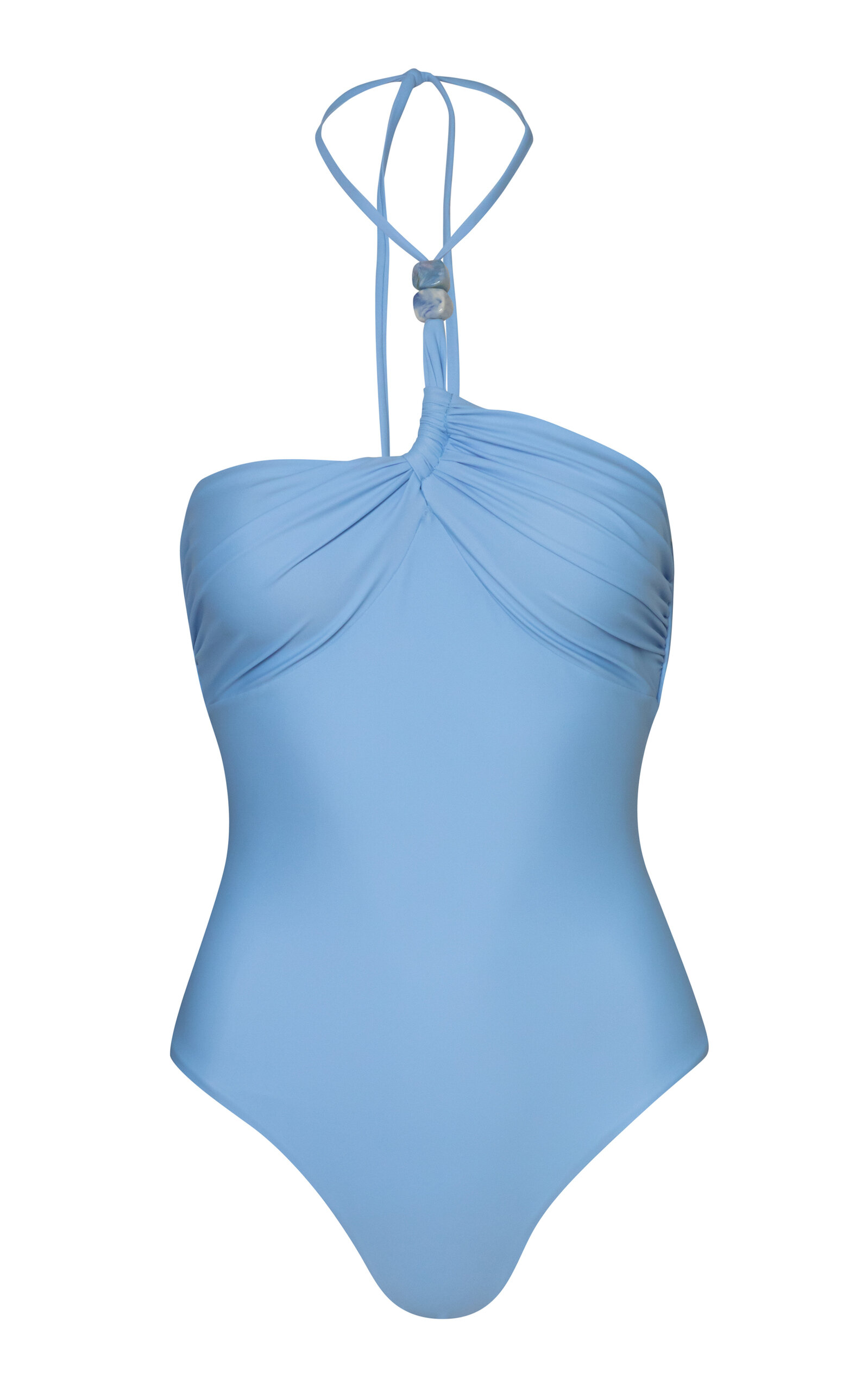 Baobab Bari Asymmetric Bathing Suit In Blue