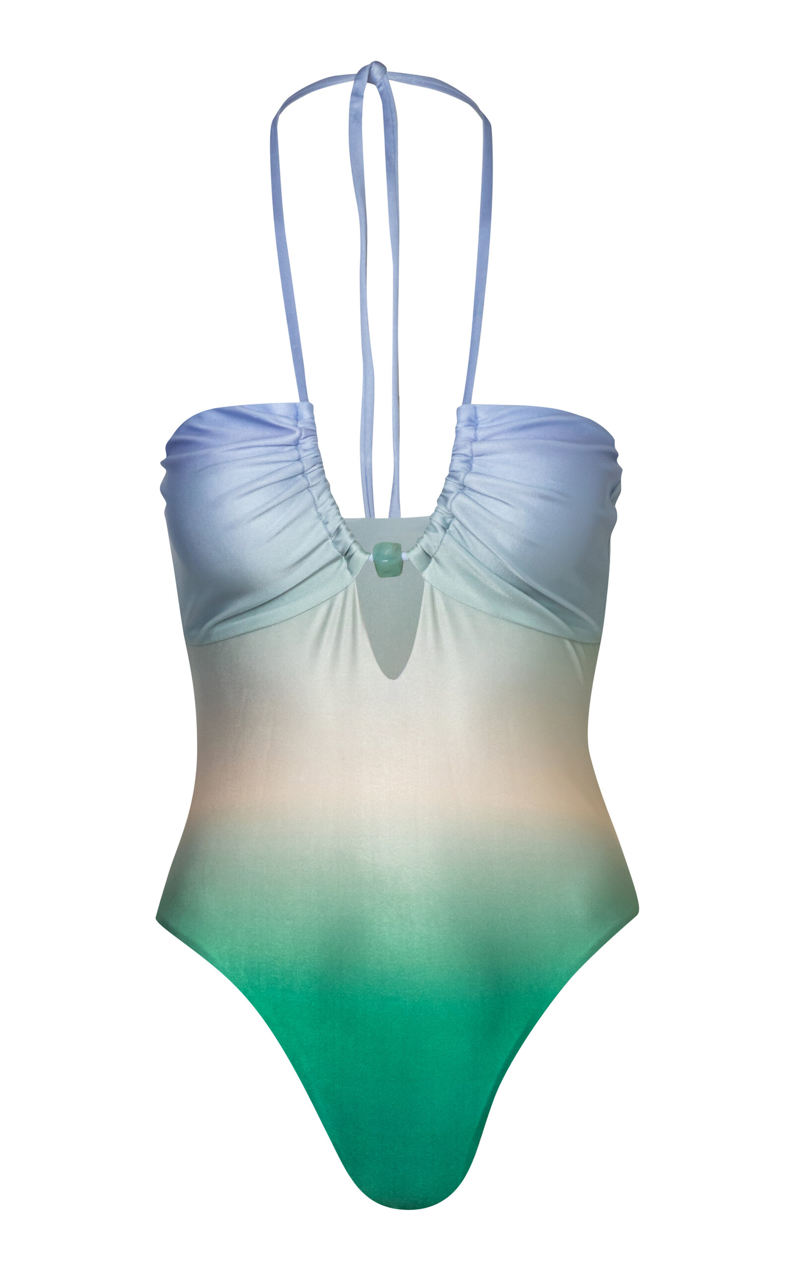 Baobab Rho Ombre Swimsuit In Animal Print