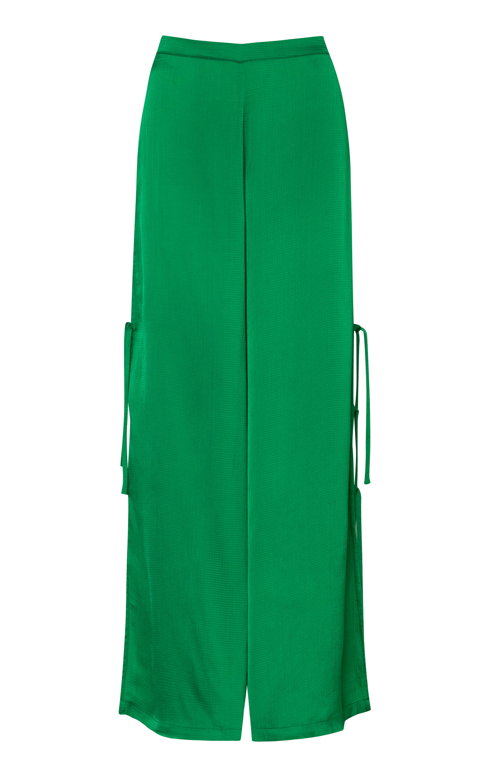 Parma Side-Slit Wide-Leg Pants