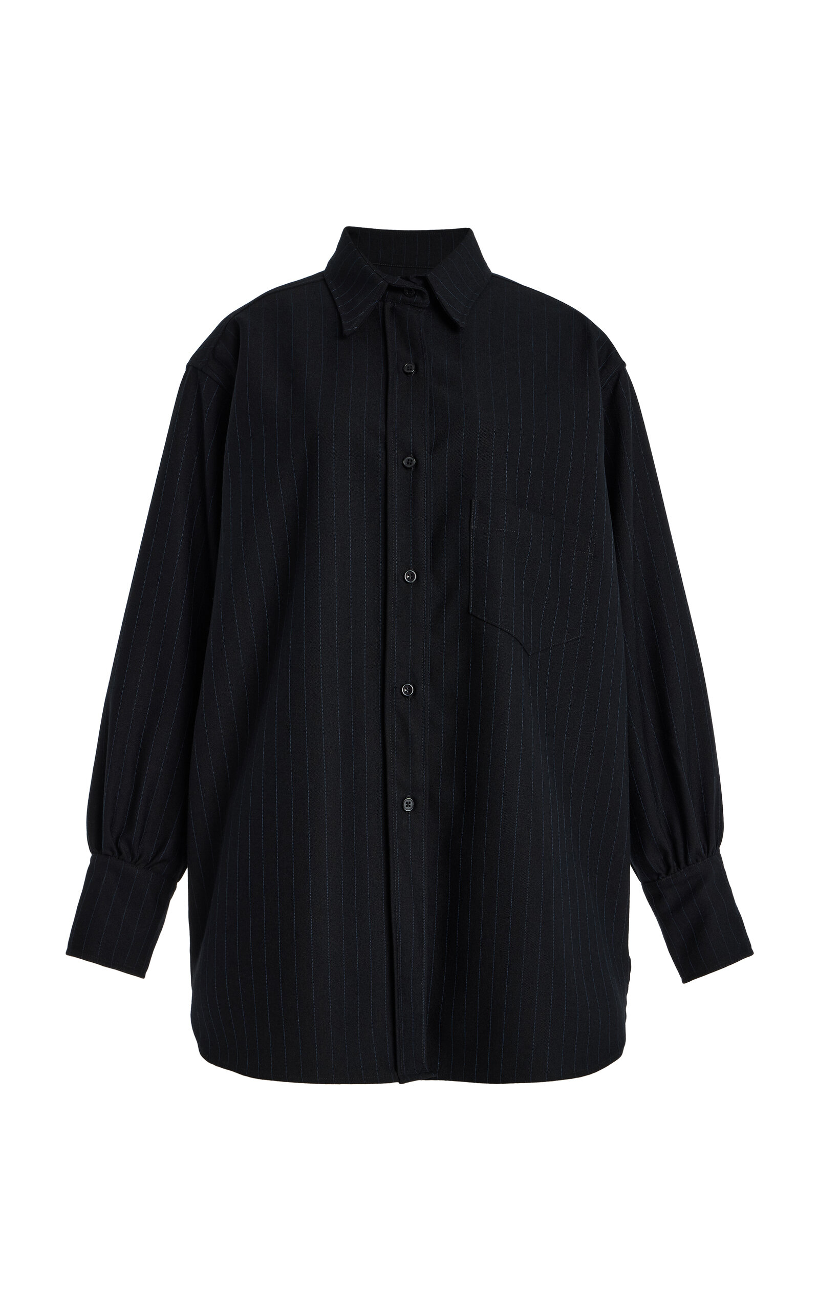 SLOAN Boyfriend Wool Shirt
