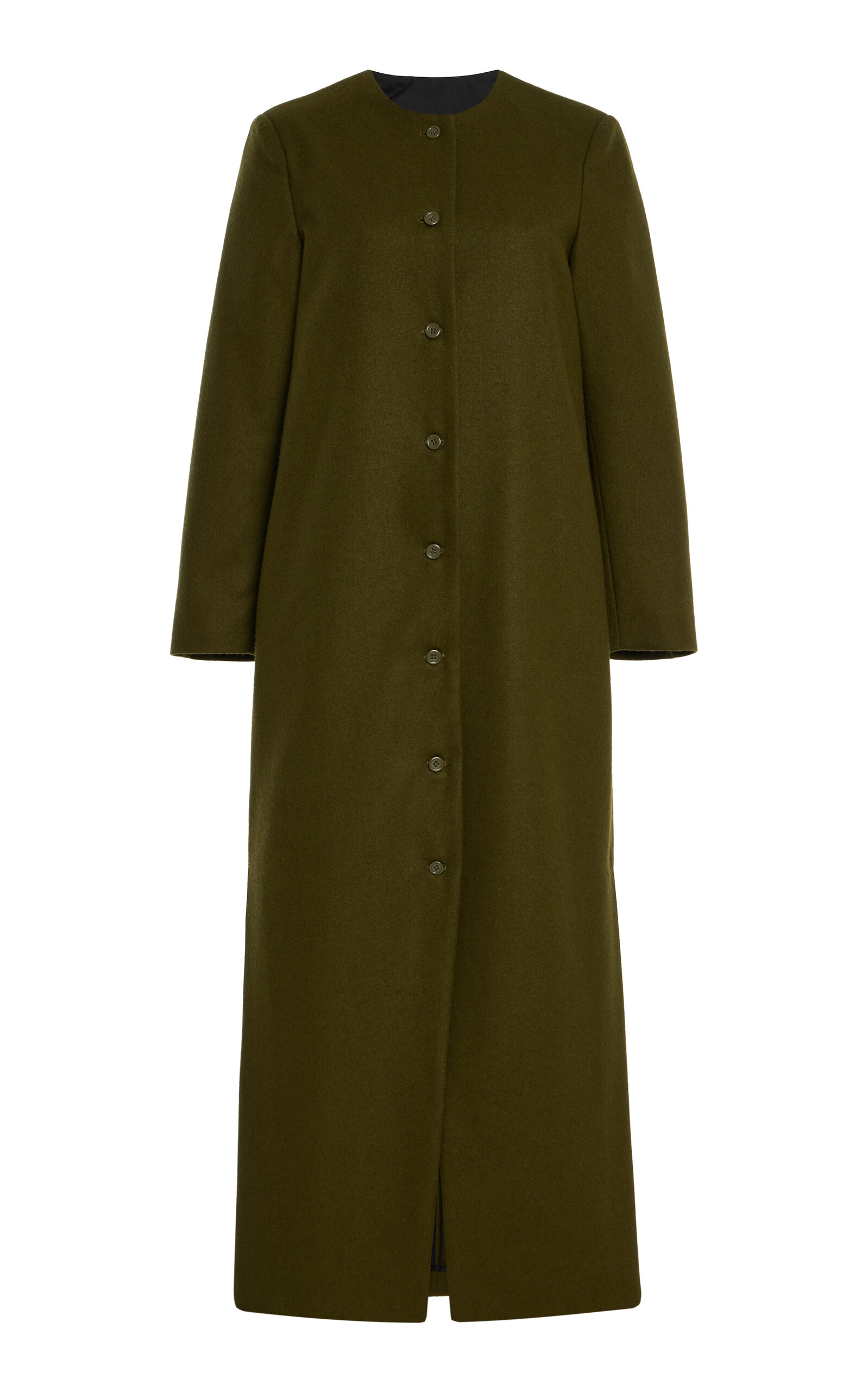 Exclusive Wool Long Cardigan Coat