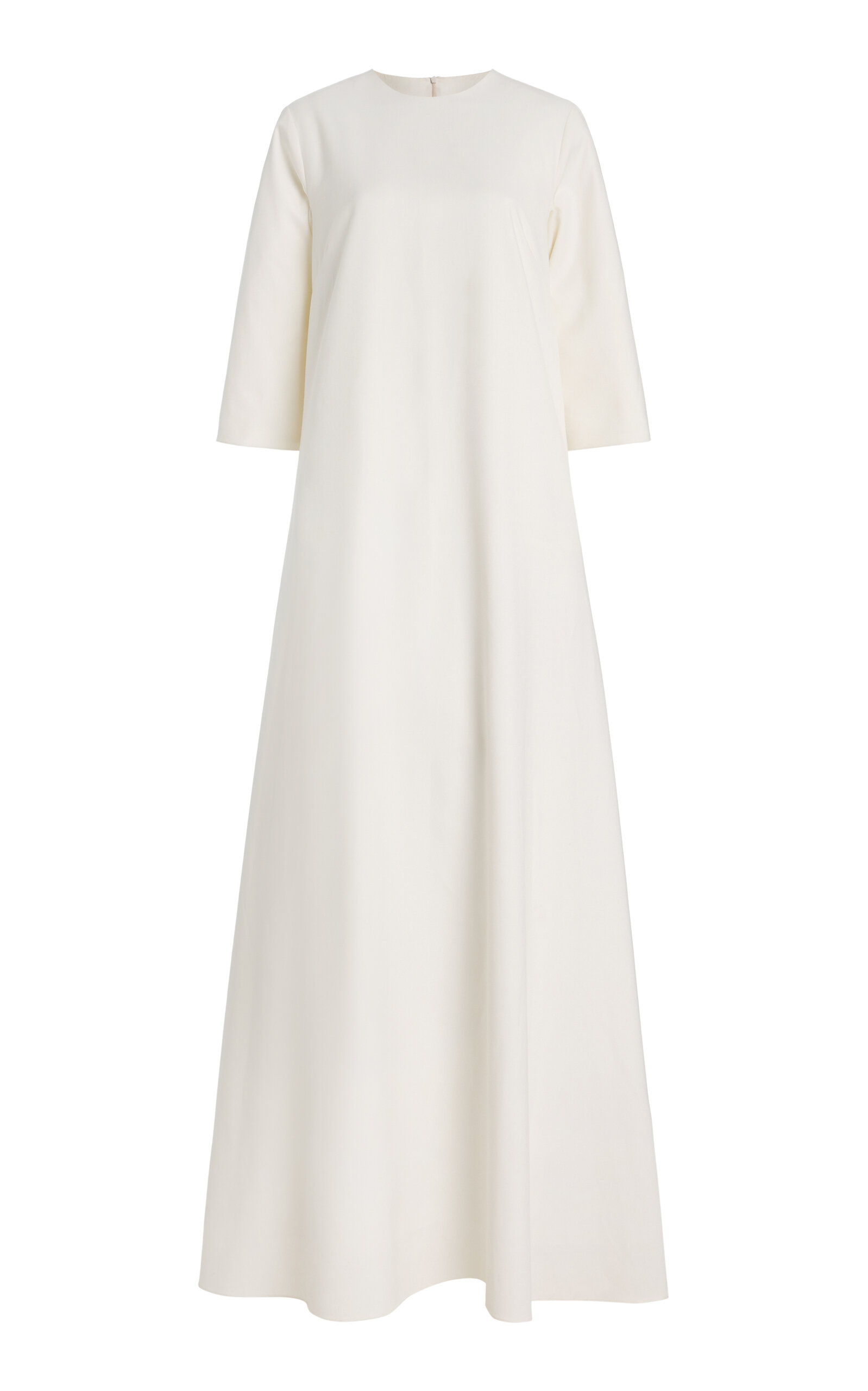 Exclusive Twill A-Line Gown