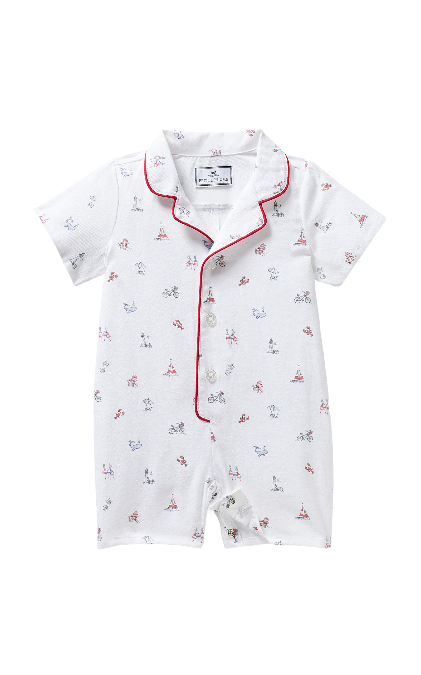 Petite Plume Infant's Twill Summer Romper