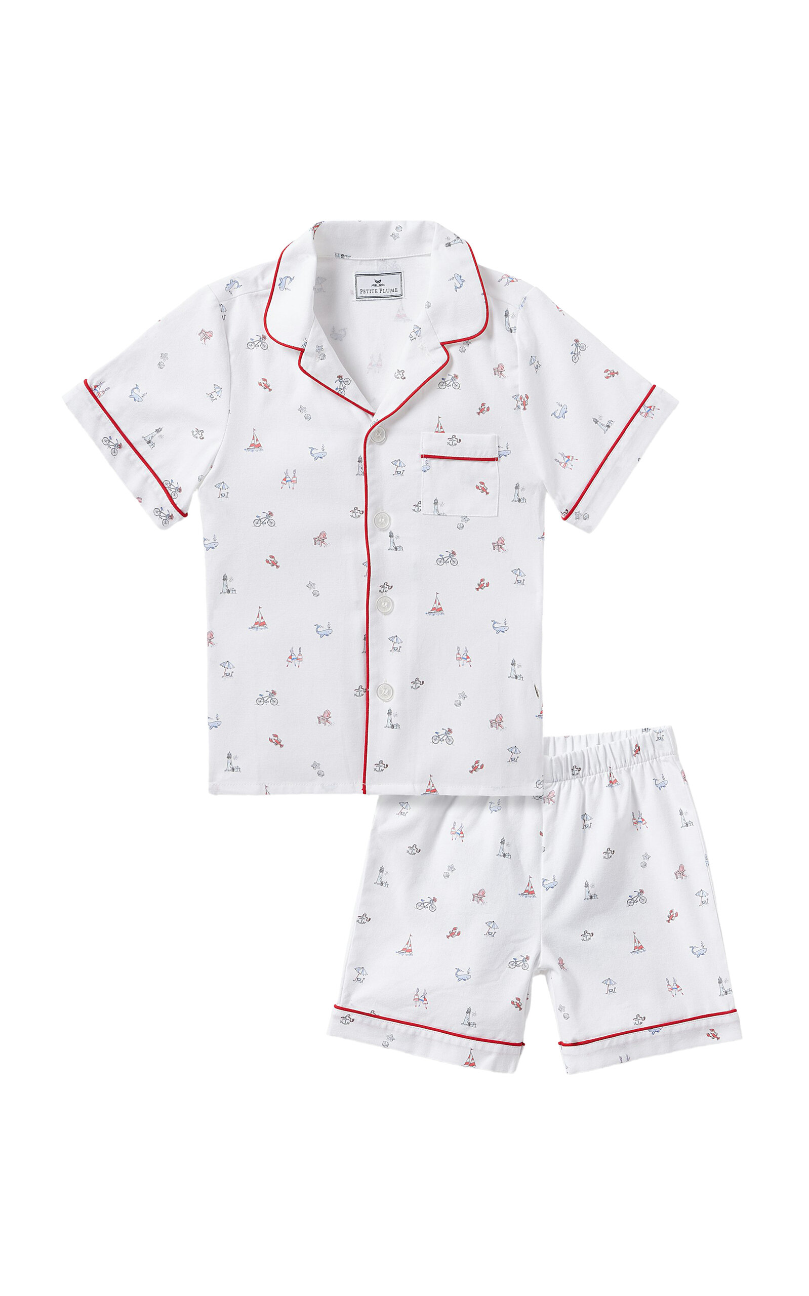 Petite Plume Kids'Twill Short Set