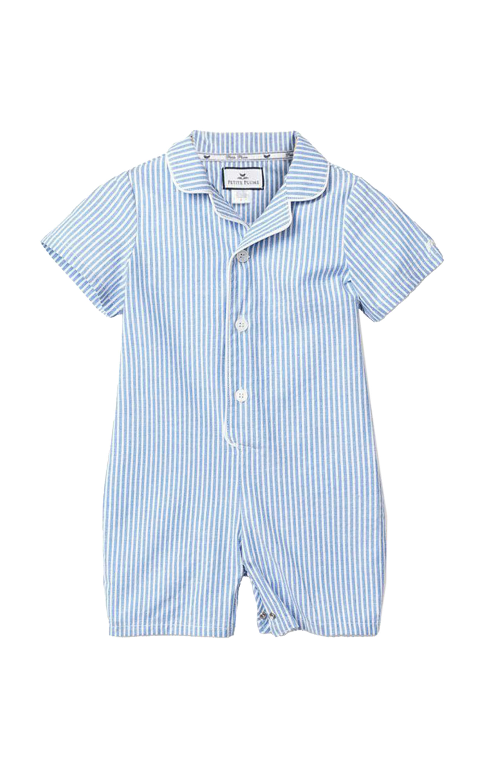 Petite Plume Seersucker Summer Romper