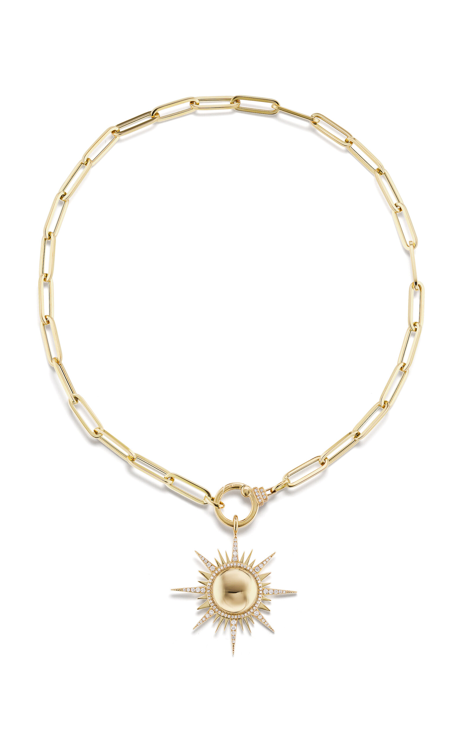 Il Sole 18K Yellow Gold Diamond Necklace